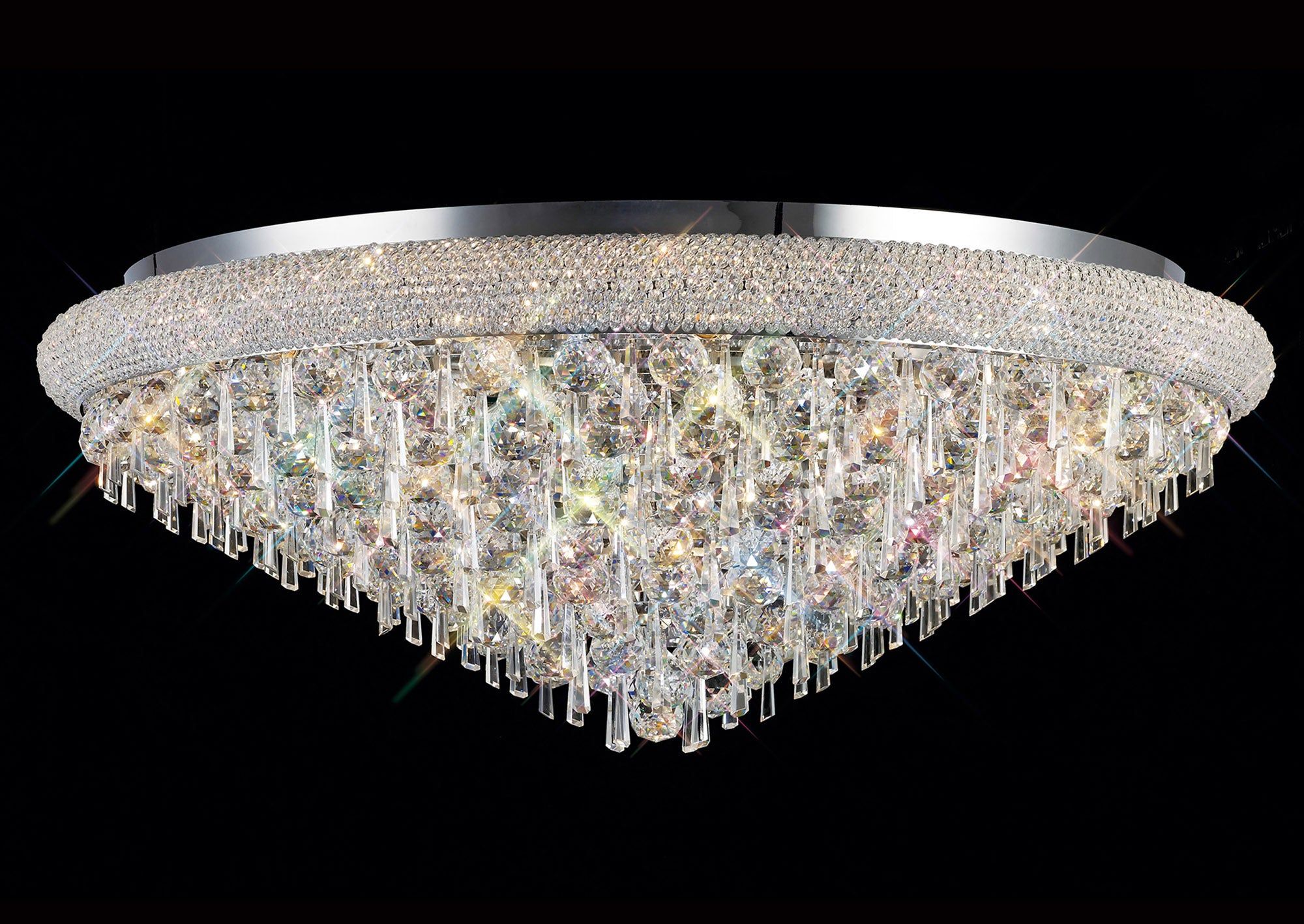 Alexandra Ceiling 6/7/9/16/18 Light E14 Gold/Polished Chrome - Image 11