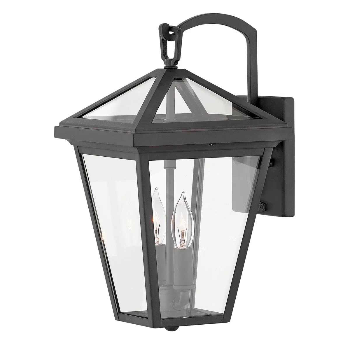 Alford Place 2/3Lt Small/Medium/Large Outdoor Wall Lantern - Museum Black E14 IP44