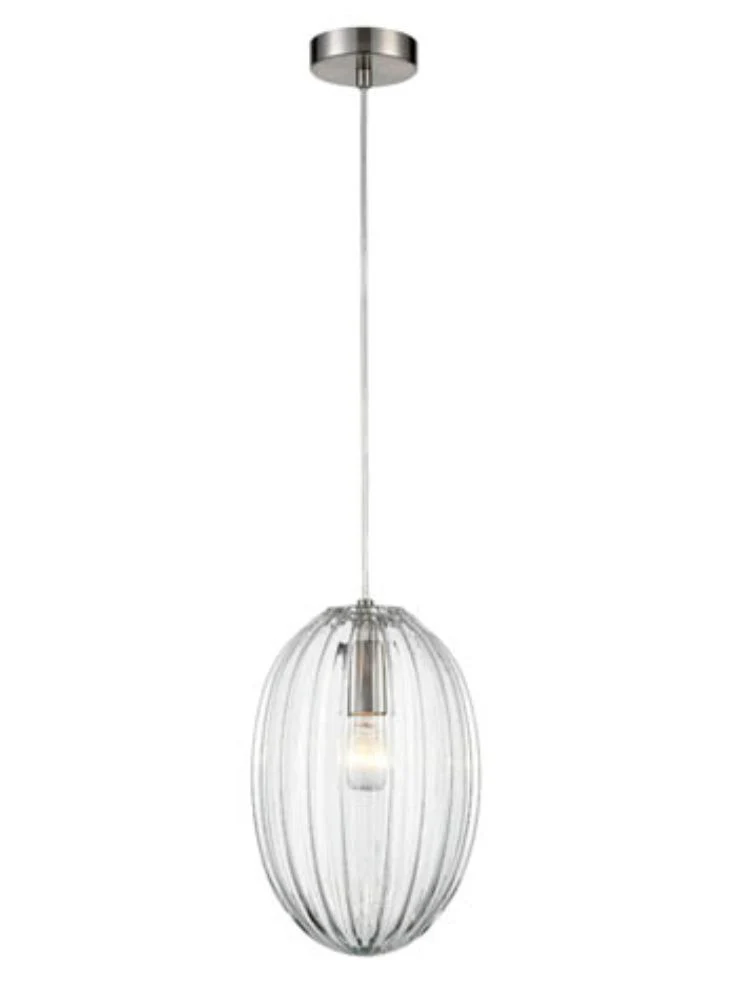 Alma Medium Pendant Ceiling Light - Clear Finish