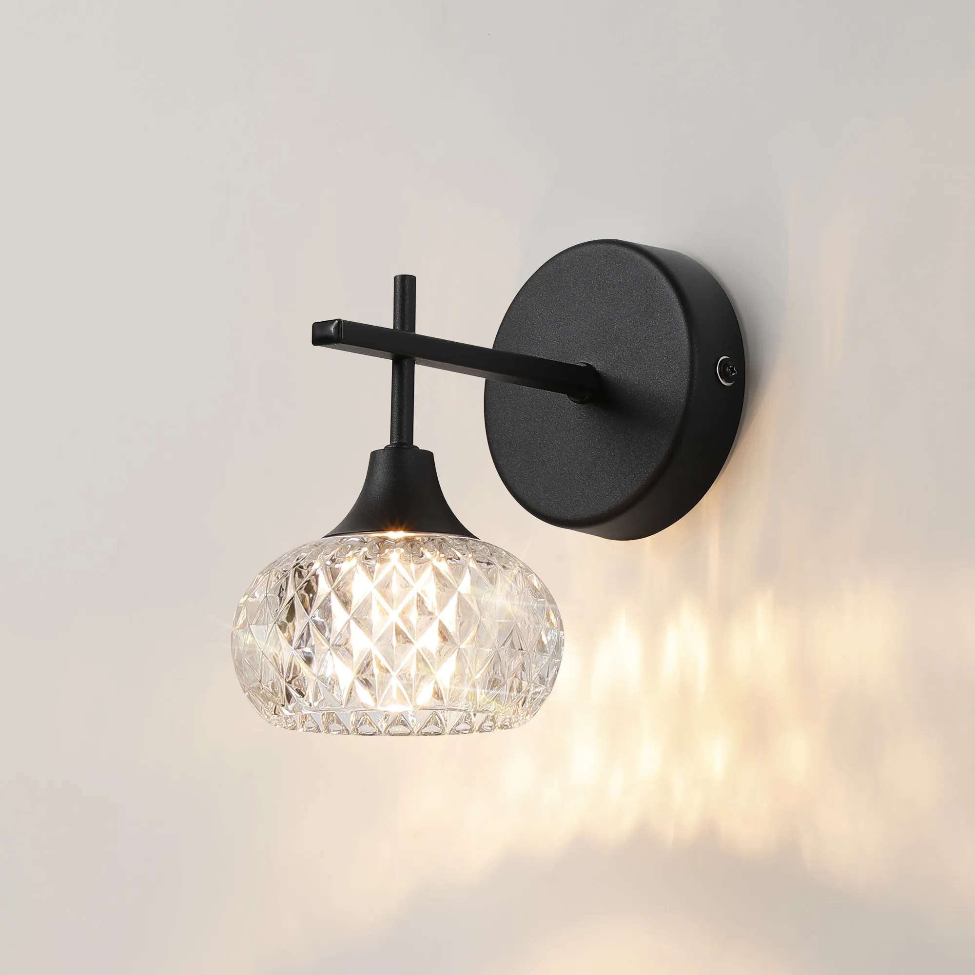 Aria Wall Light G9- Polished Chrome/ Satin Black - Image 5