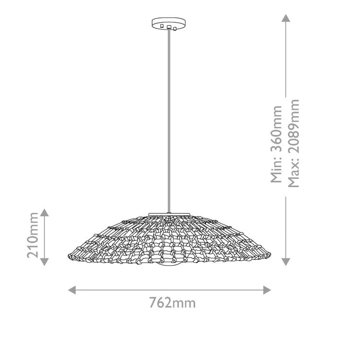 Arlen 1 Light X-Large Outdoor Pendant - Image 2