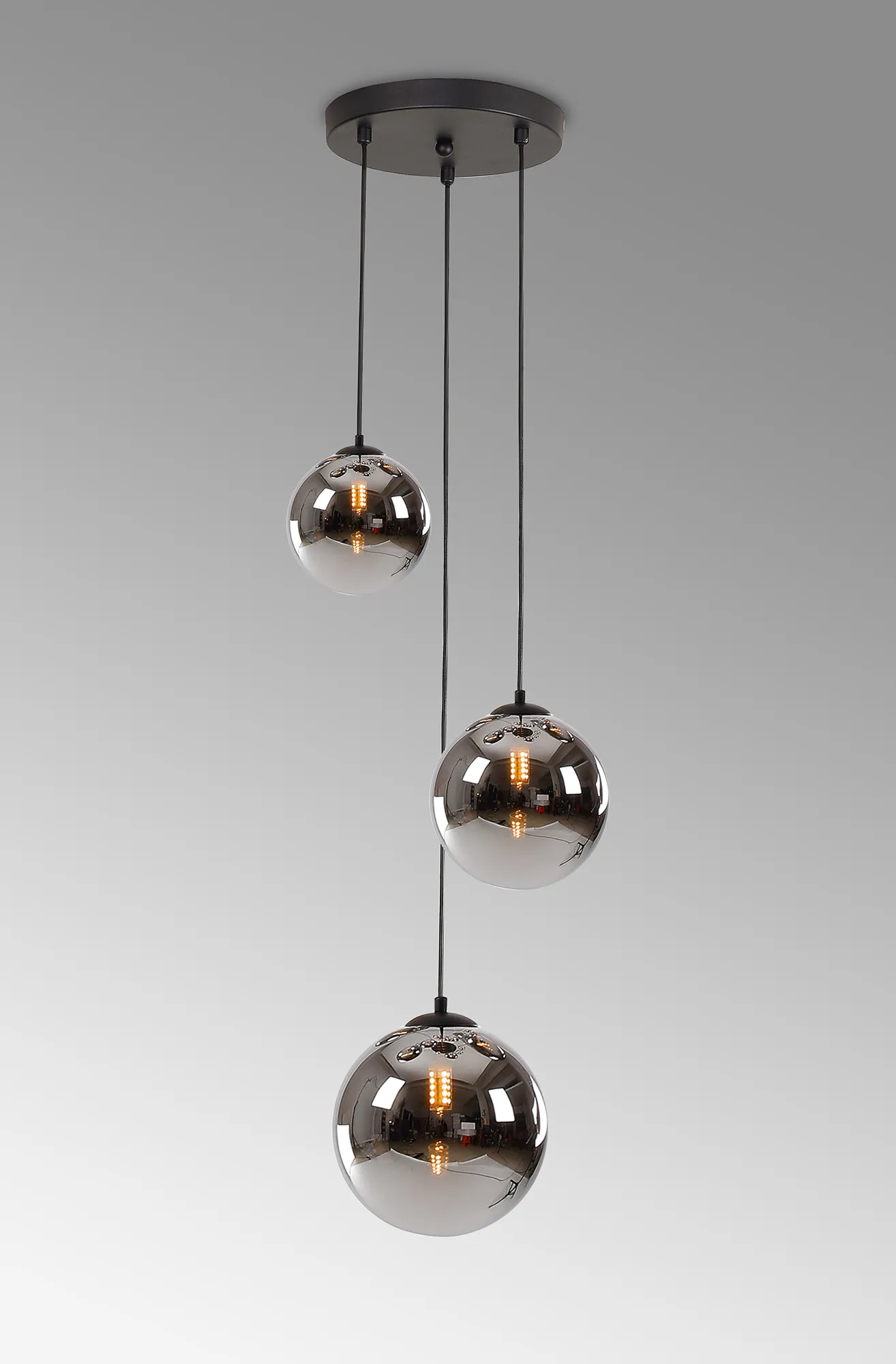 Seville 31cm Round Pendant, 3 x G9 - Image 16