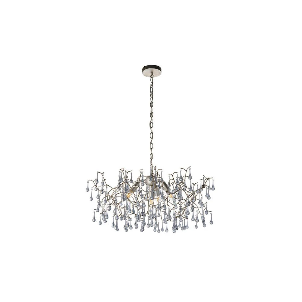 Athena 4L Centre Ceiling Light -  Aged Gold & Aged Silver  Finish - Image 6