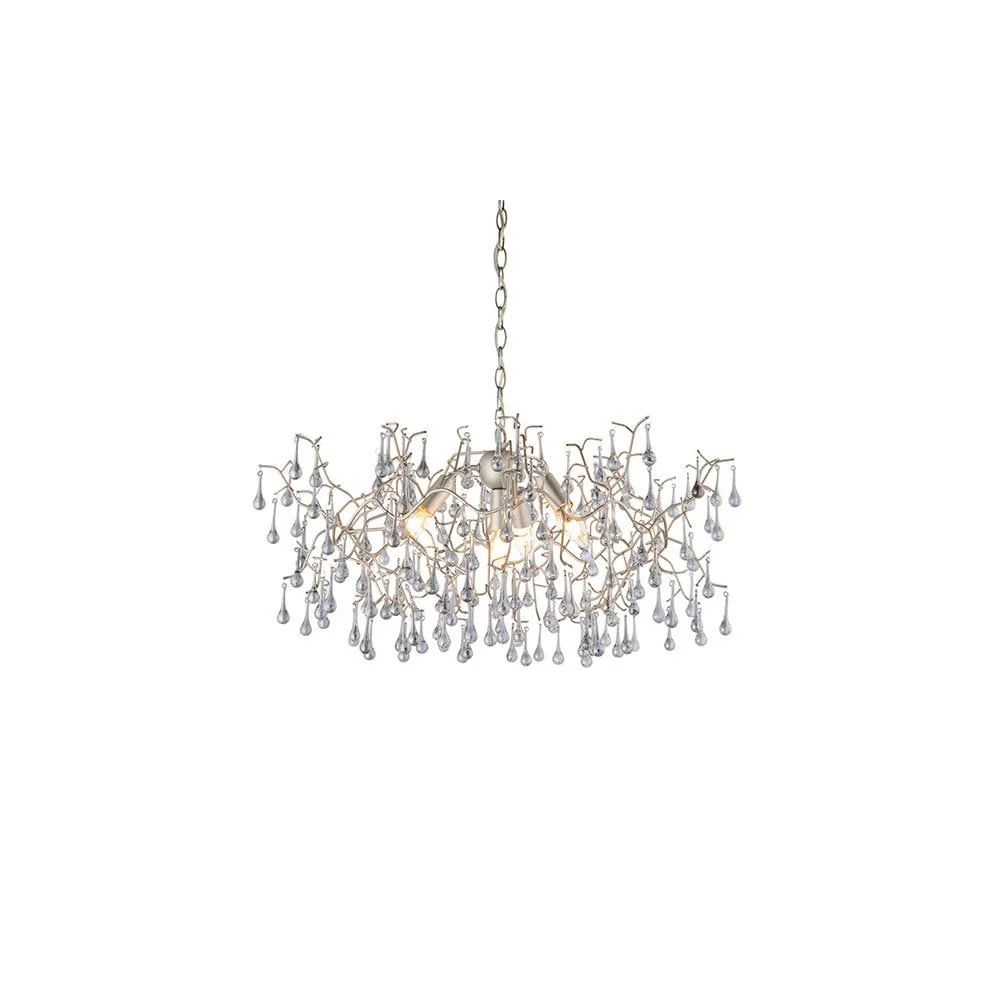 Athena 4L Centre Ceiling Light -  Aged Gold & Aged Silver  Finish - Image 8