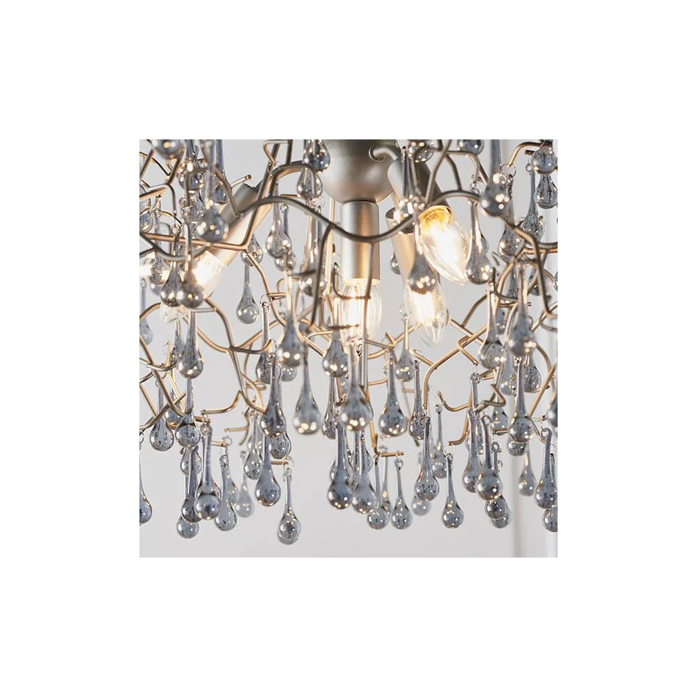 Athena 4L Centre Ceiling Light -  Aged Gold & Aged Silver  Finish - Image 9