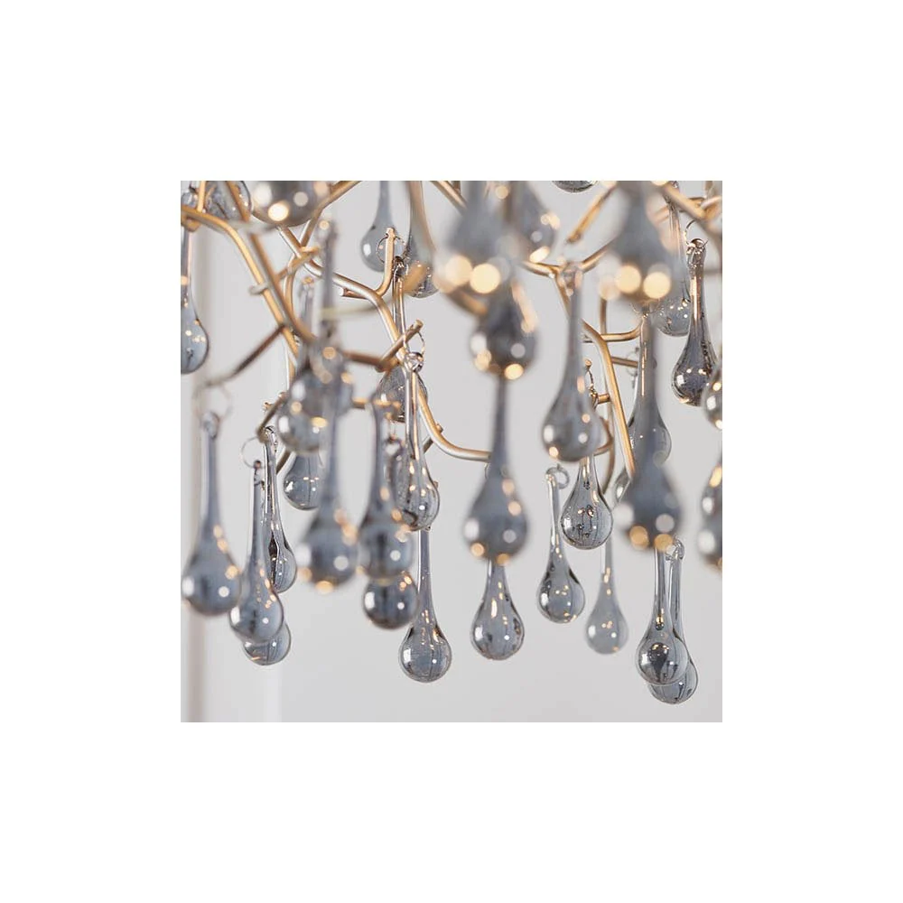 Athena 4L Centre Ceiling Light -  Aged Gold & Aged Silver  Finish - Image 10