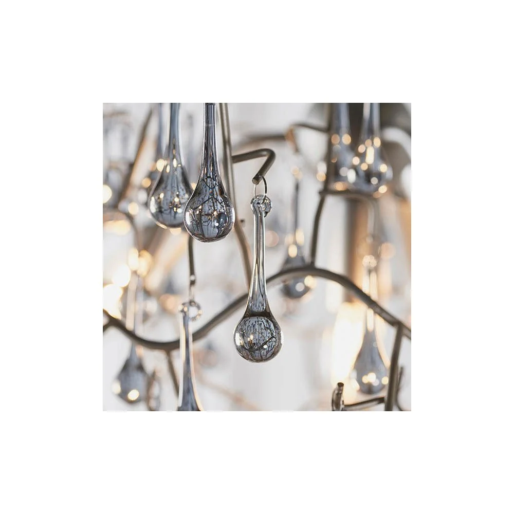 Athena 4L Centre Ceiling Light -  Aged Gold & Aged Silver  Finish - Image 11