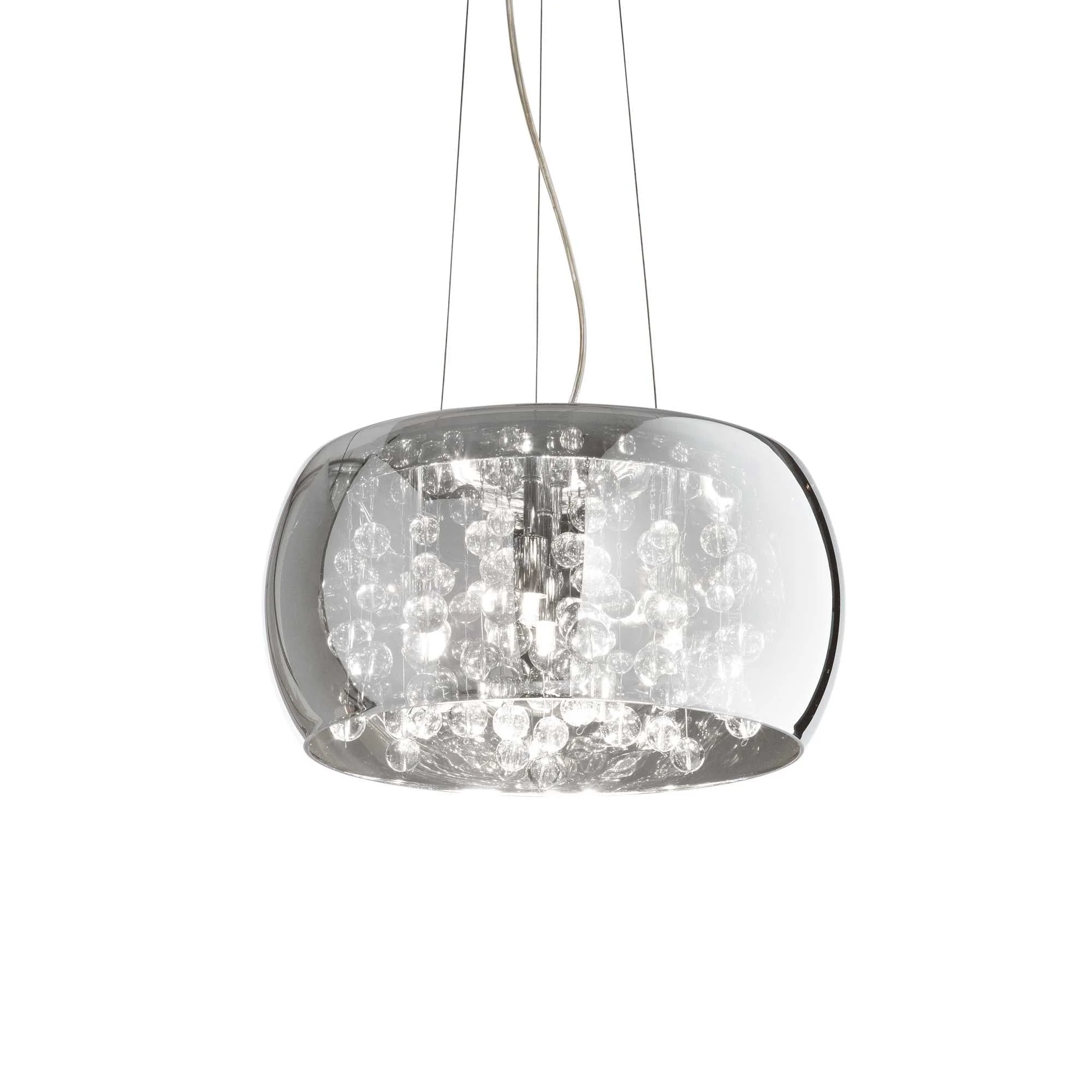 Audi-80 5/8Lt Centre Ceiling Light - Smoked/Transparent Finish