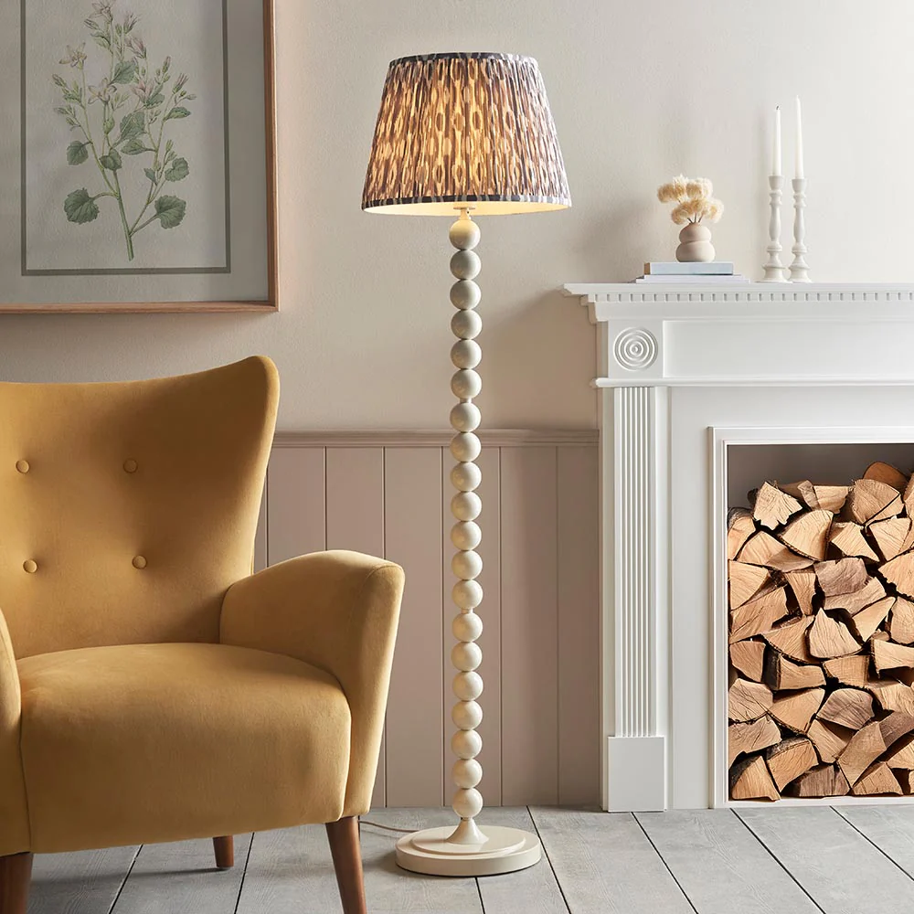 Auralis Ikat Floor Lamp In Various Finishes E27 - Image 2