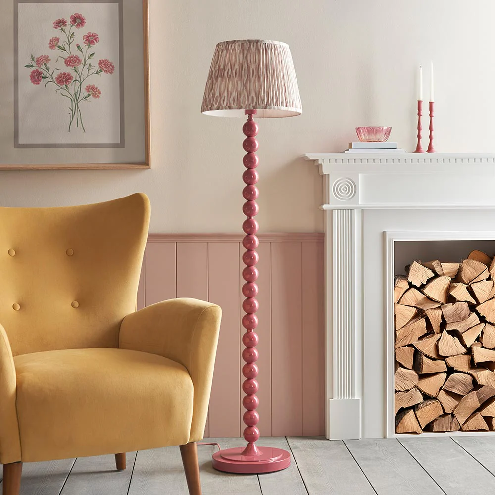 Auralis Ikat Floor Lamp In Various Finishes E27 - Image 212
