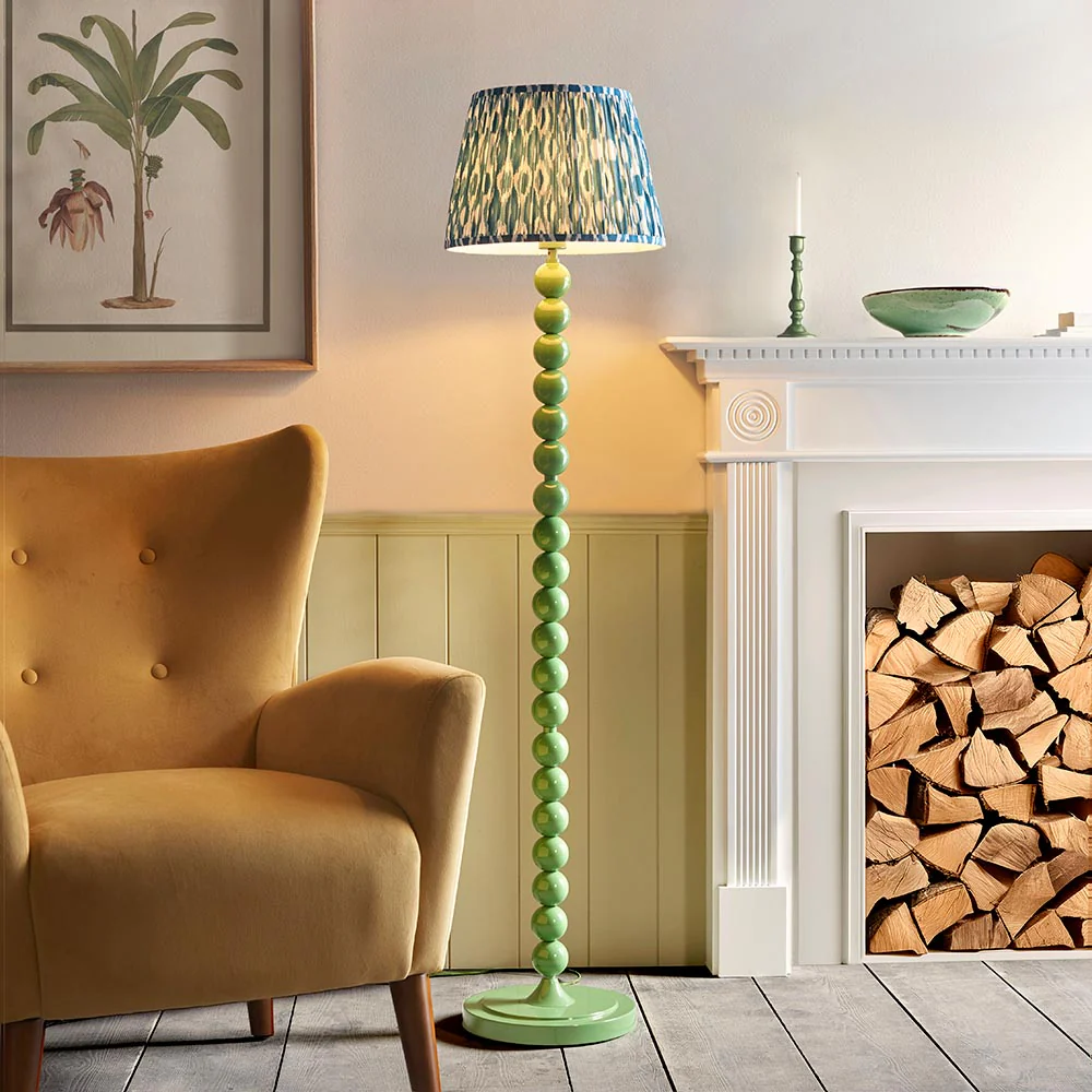 Auralis Ikat Floor Lamp In Various Finishes E27 - Image 230