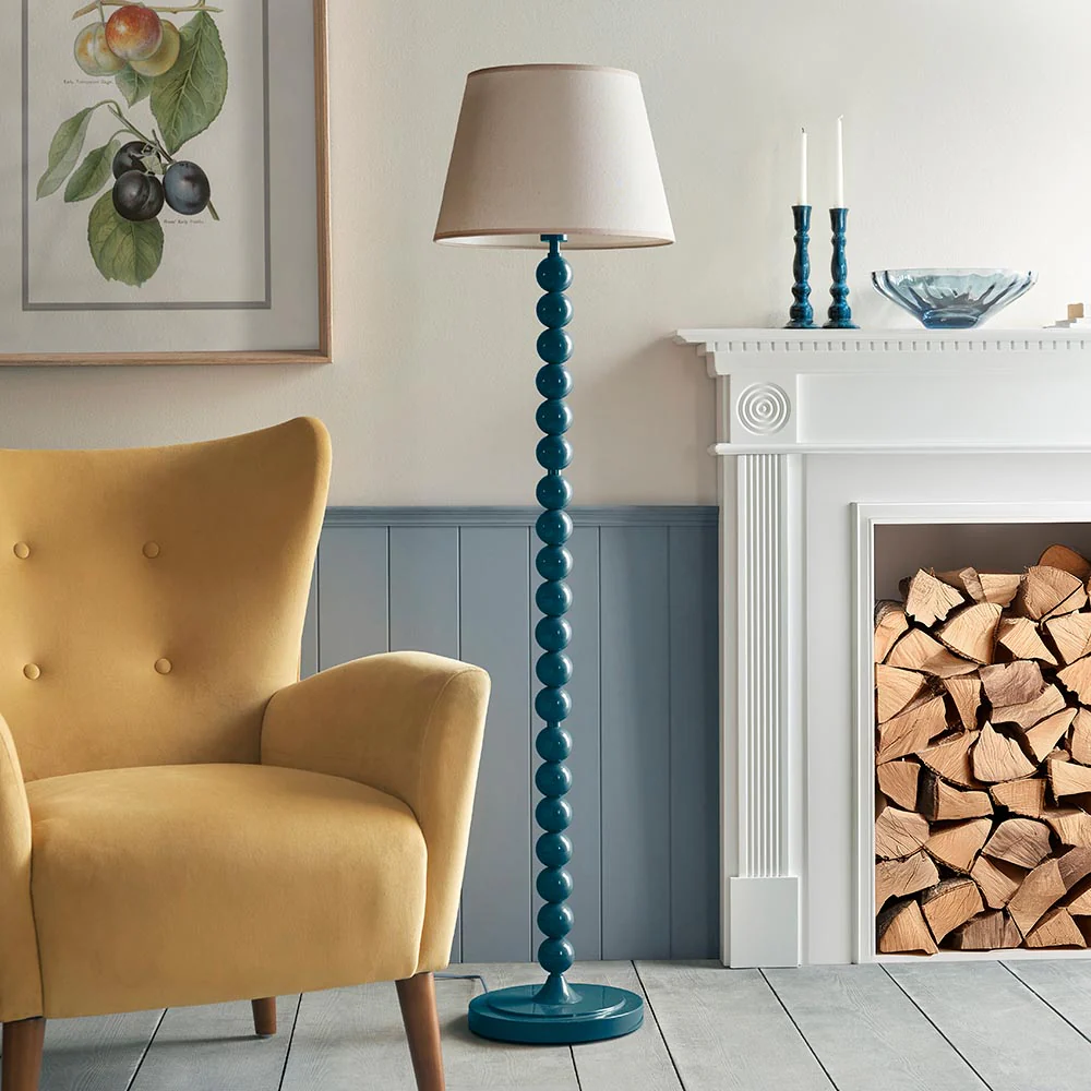Auralis Ikat Floor Lamp In Various Finishes E27 - Image 58