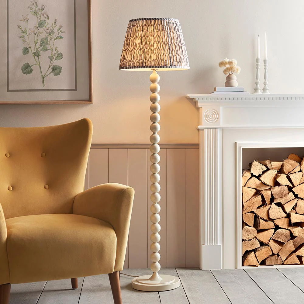 Auralis Ripple Floor Lamp In Various Finishes E27 - Image 2