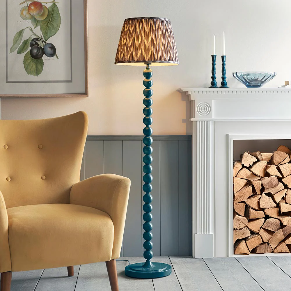 Auralis Zigzag Floor Lamp In Various Finishes E27 - Image 22