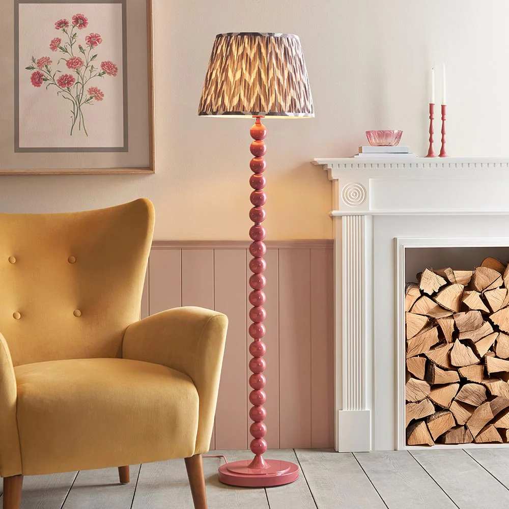 Auralis Zigzag Floor Lamp In Various Finishes E27 - Image 32