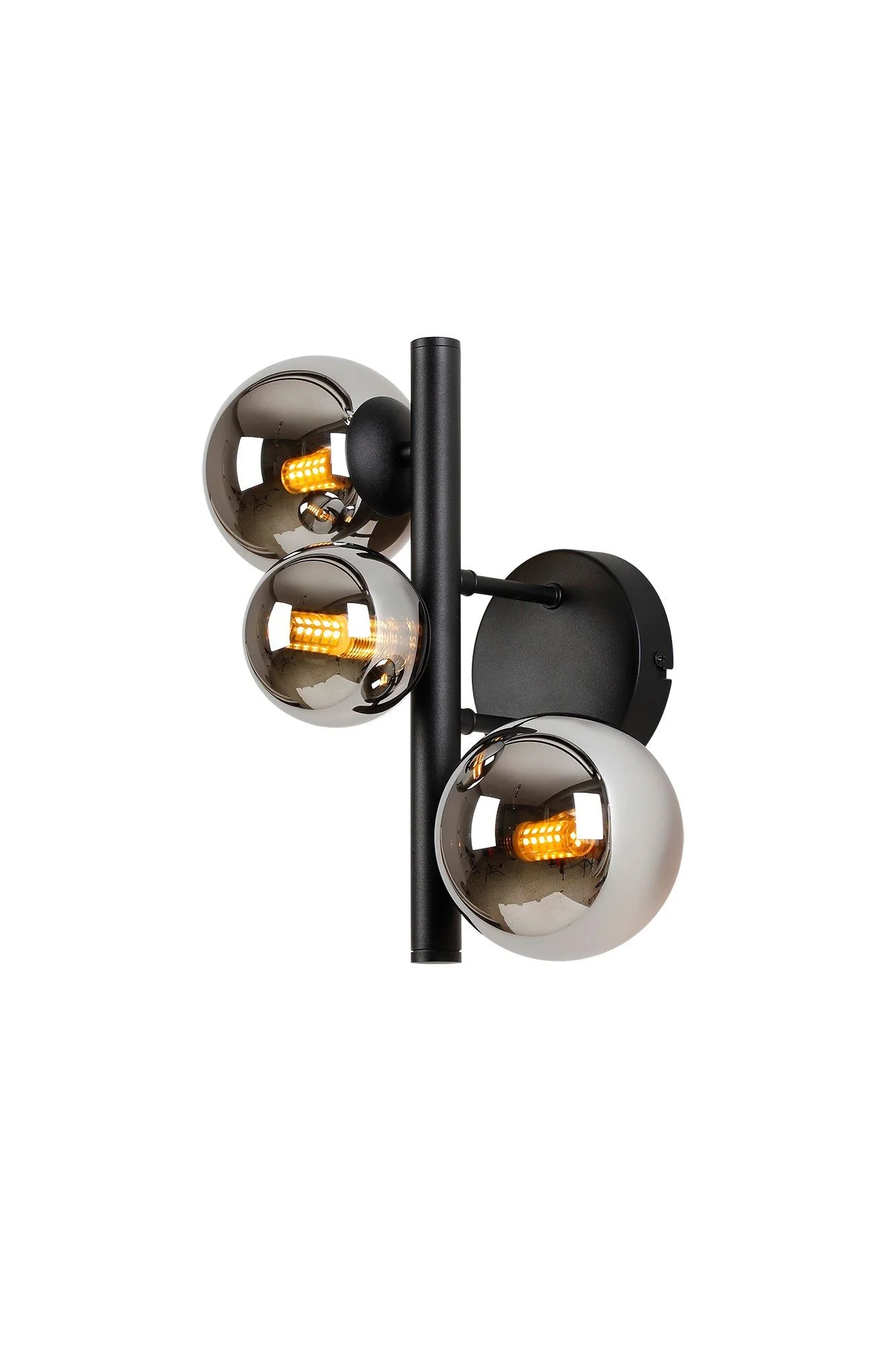 Seville 3 Lt Wall Light, Gold/Black/Nickel - Various Shade Finishes - Image 10
