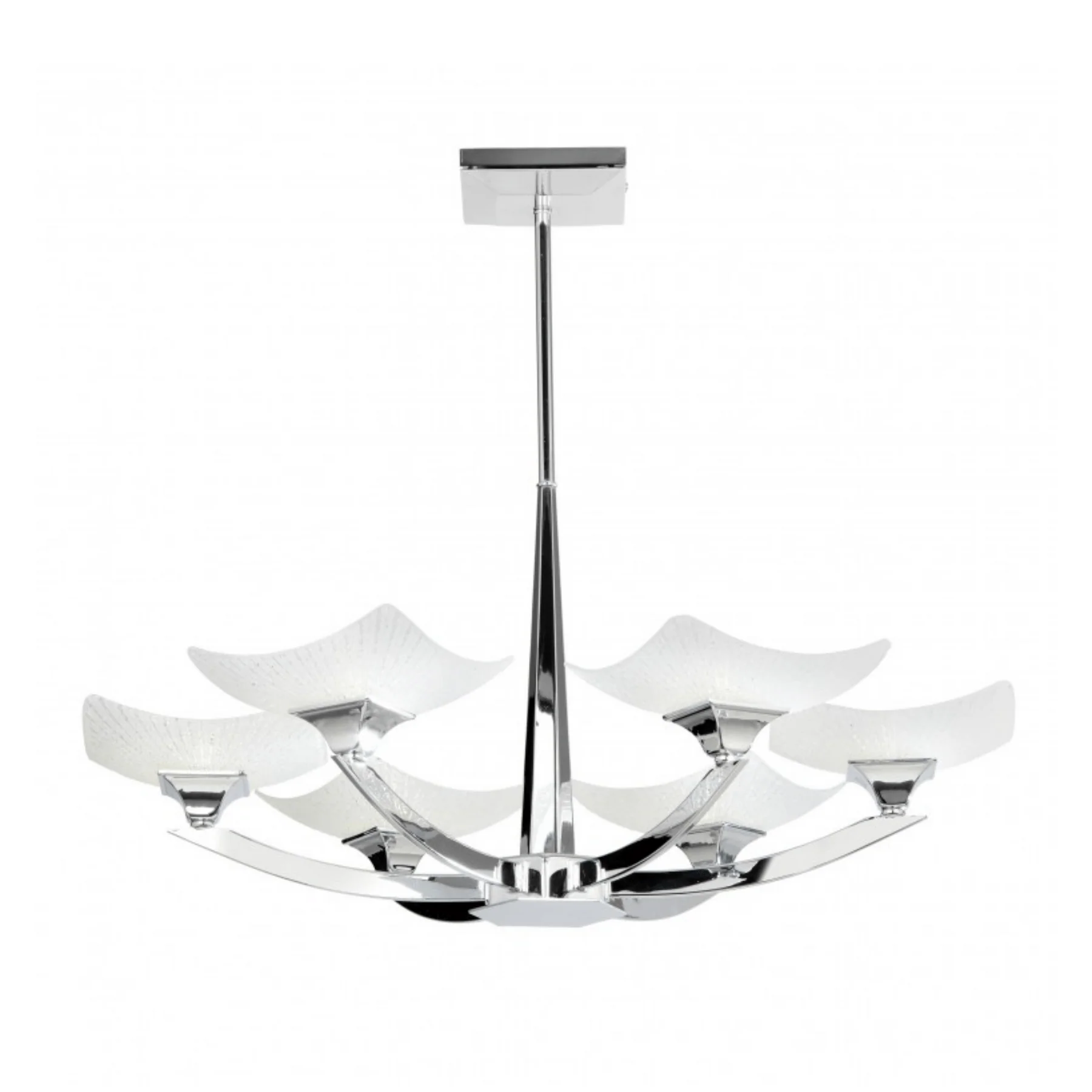 Fenton 6Lt Semi Flush Ceiling Lamp