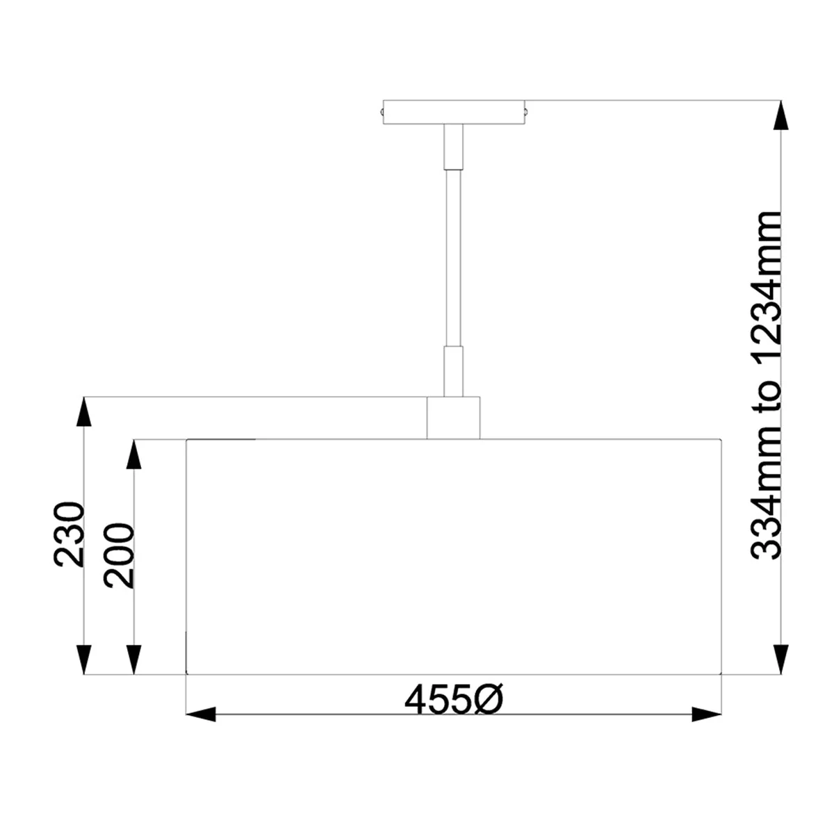 Balance 1 Light Pendant - Various Finishes - Image 13