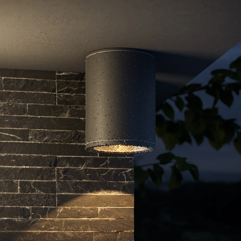 Bar Outdoor Ceiling Spotlight- Graphite Finish - Image 8
