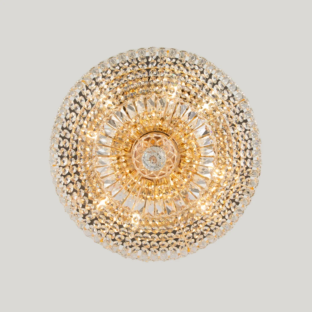 Basfor 12/16Lt Crystal Chandelier - Gold  Finishes - Image 2