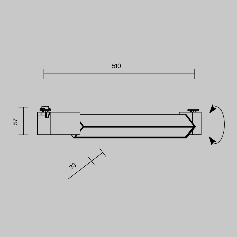 Basis Unity Rot Track Lighting -Integrated LED - Image 42
