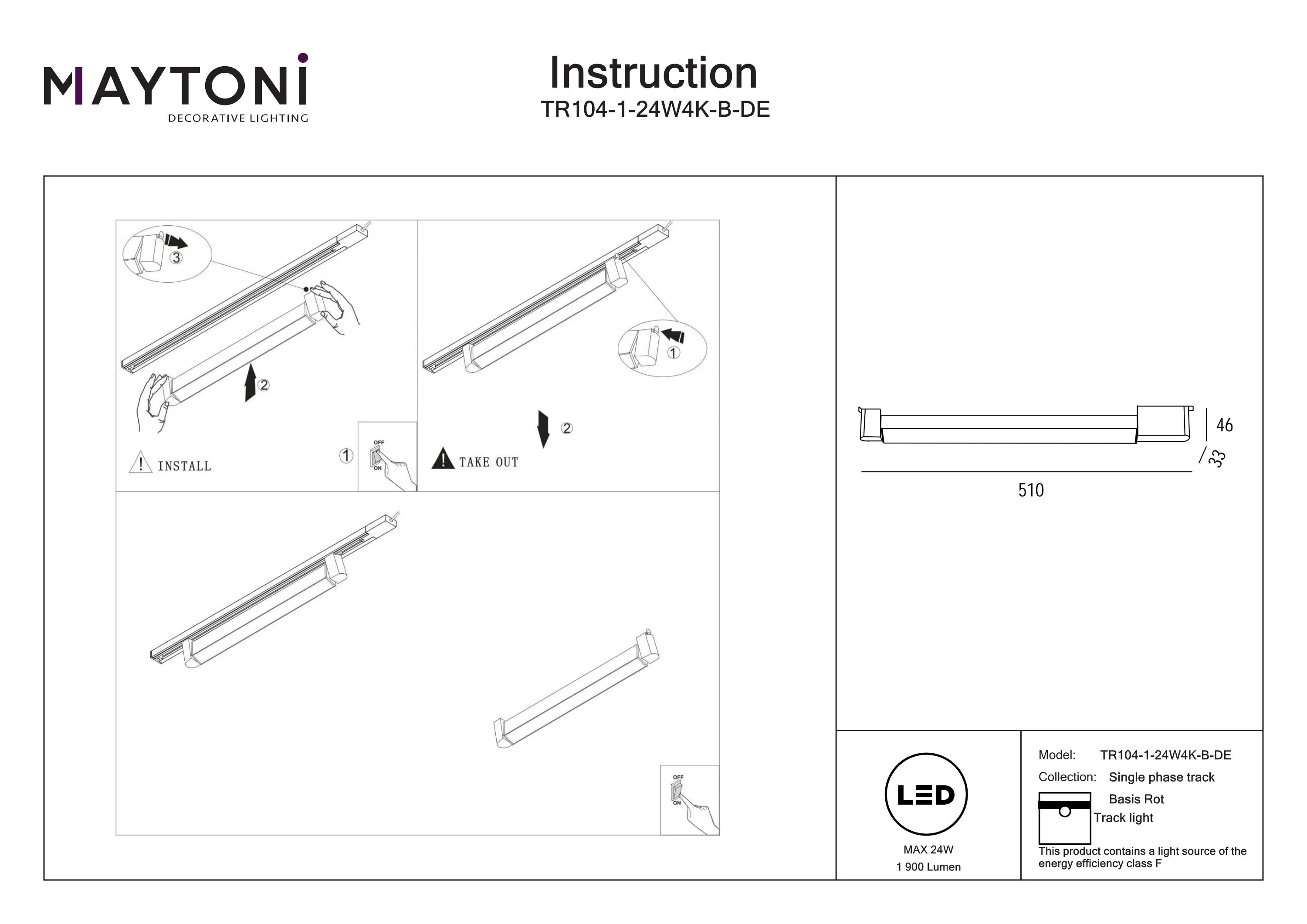Basis Unity Rot Track Lighting -Integrated LED - Image 63