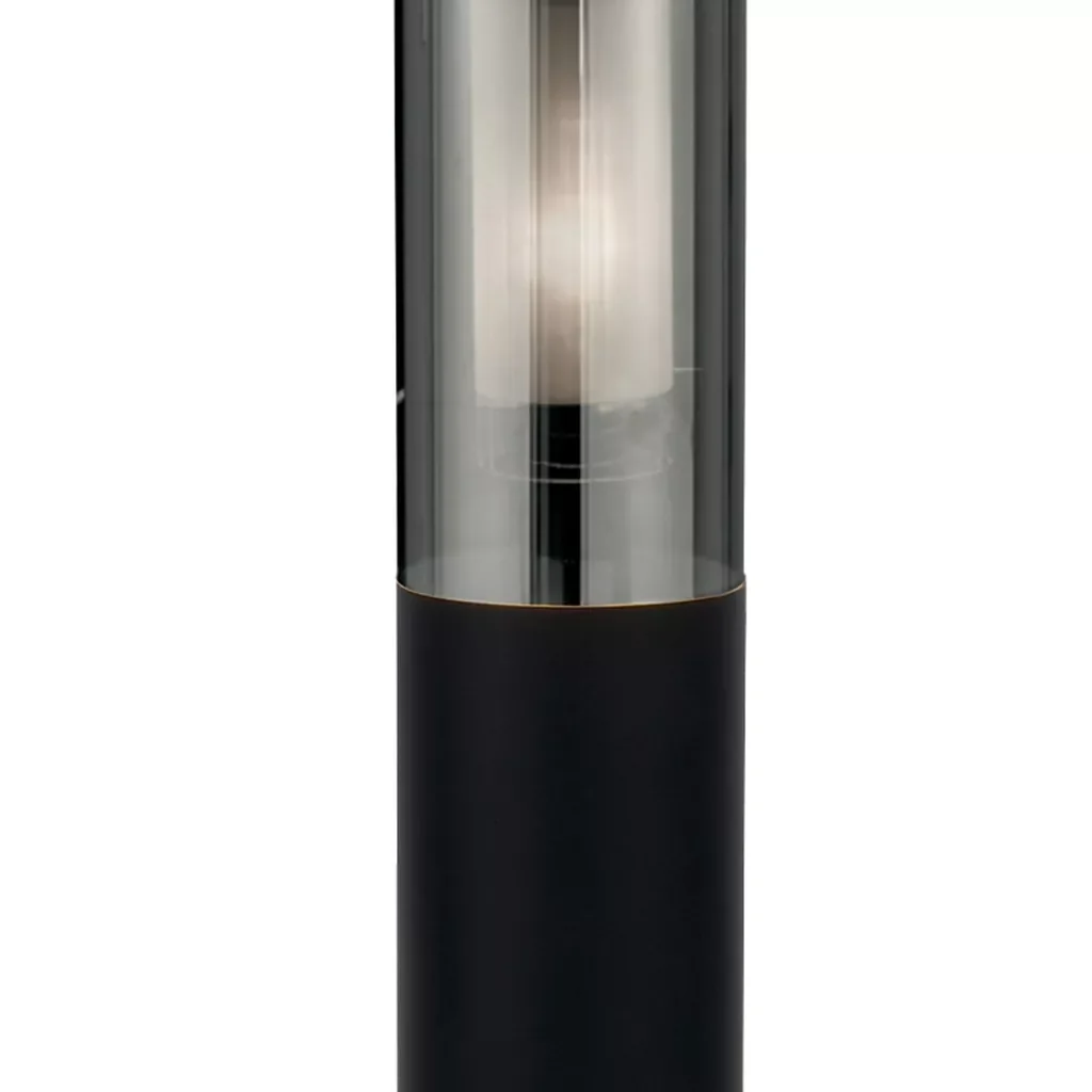 Batton Outdoor Post - Black Metal & Smoked Polycarbonate - Image 9
