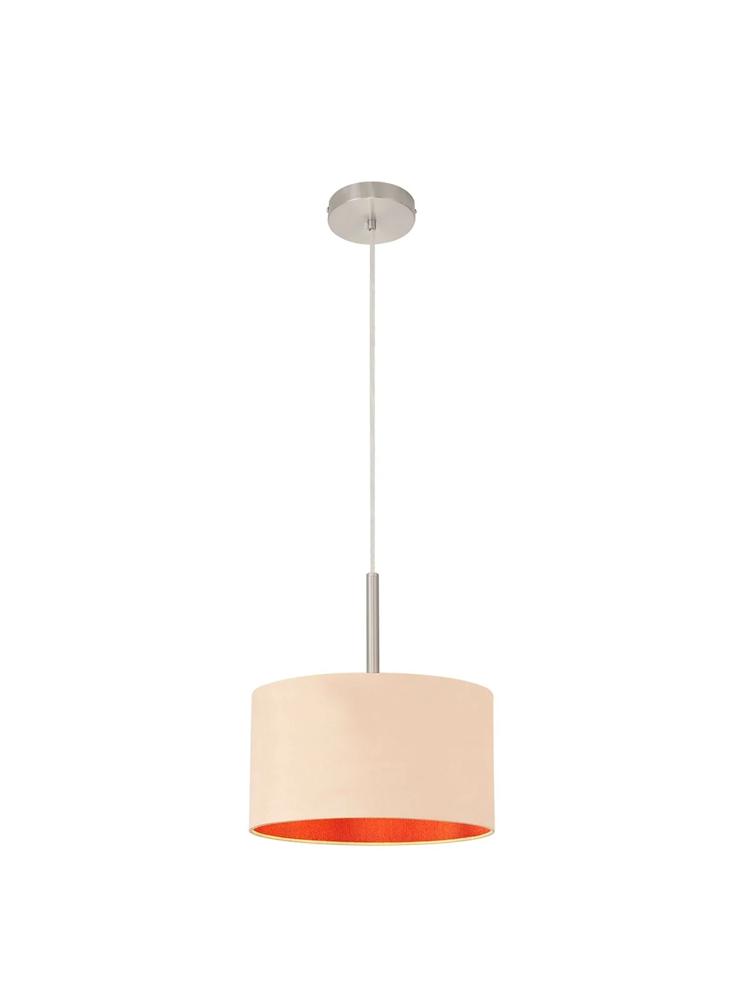 Baymont 1 Light 30cm Hanging Shade Lights Various Colurs,  Faux Silk Fabric Shade - Image 27