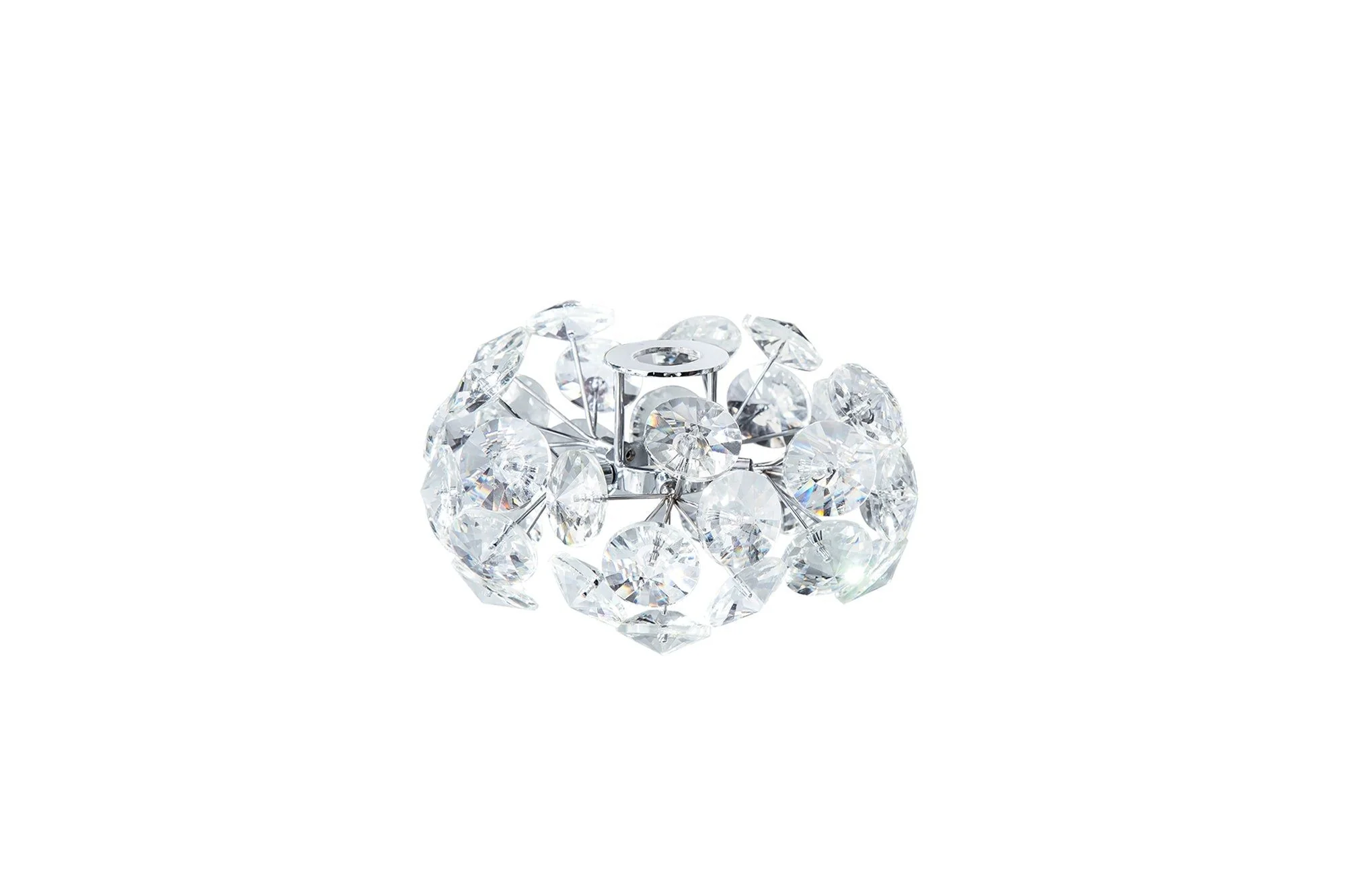 Bellagio Non-Electric G9 Shade French Gold/Crystal, Polished Chrome/Crystal