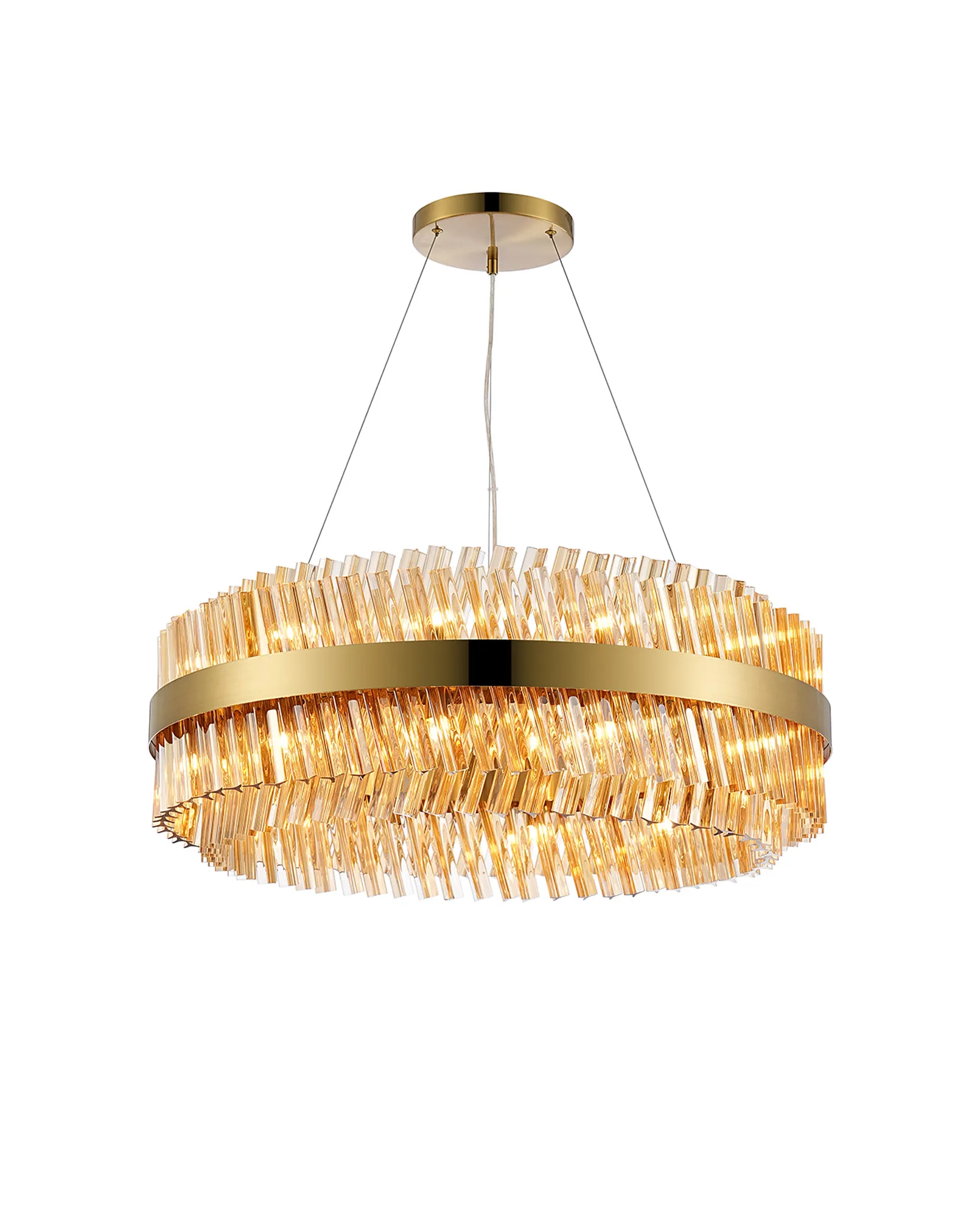 Bellina 18/24/32Lt Round Pendant, Brass/Nickel/Black - Various Finishes - Image 47