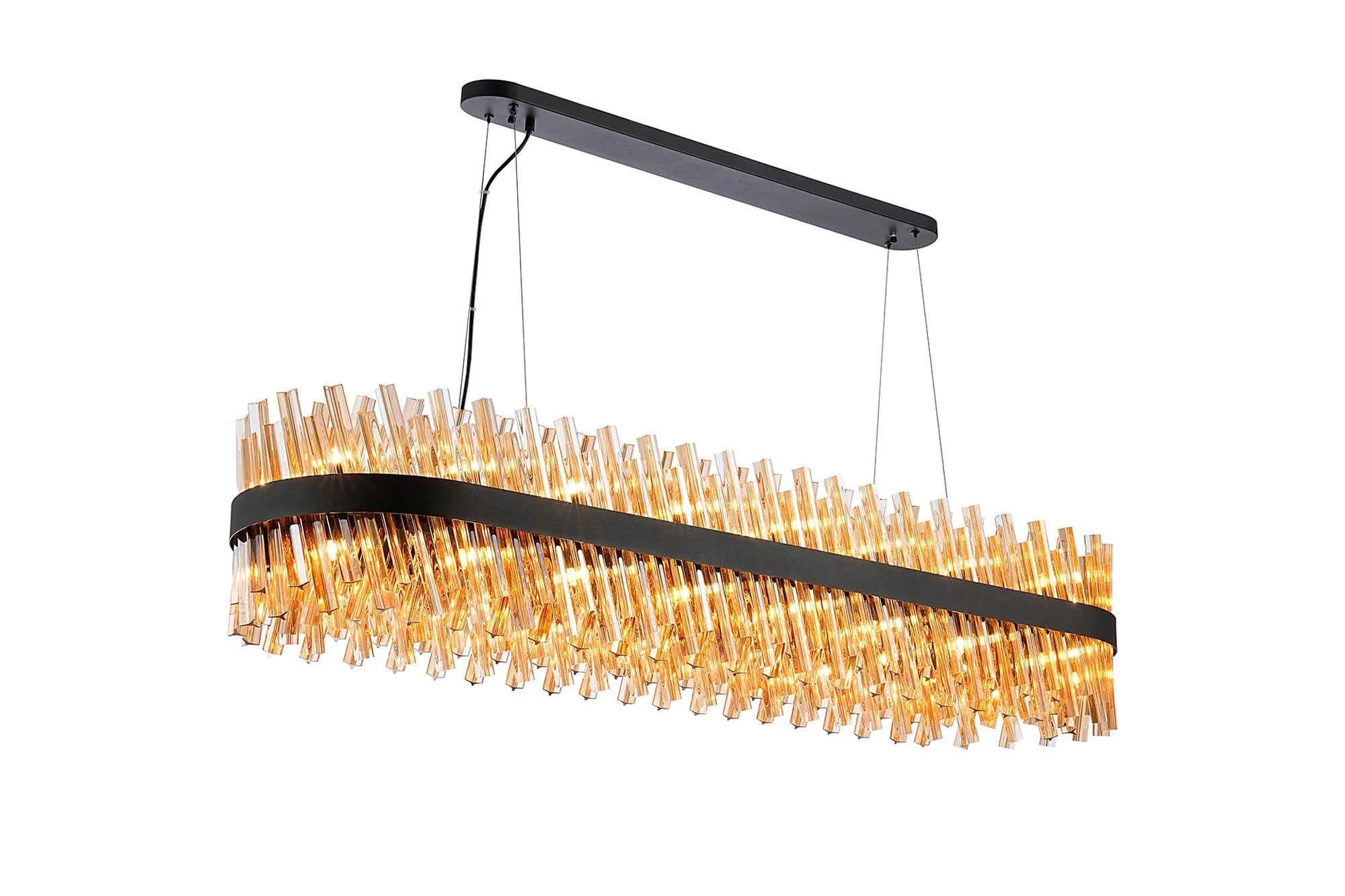 Bellina 24/36Lt Oblong Pendant, Brass/Nickel/Black - Various Finishes - Image 10
