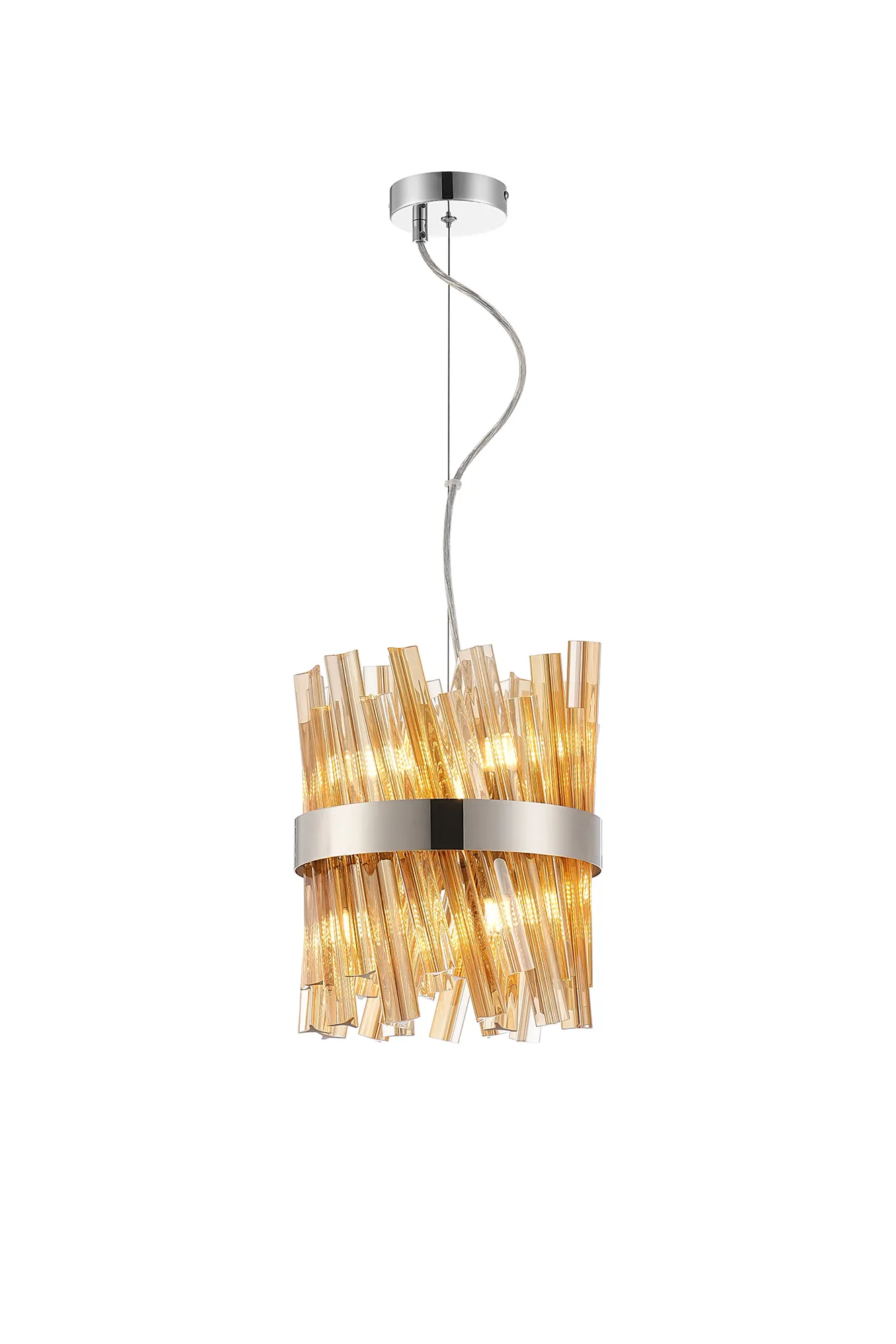 Bellina 6/10Lt Round Pendant, Brass/Nickel/Black - Various Finishes - Image 24