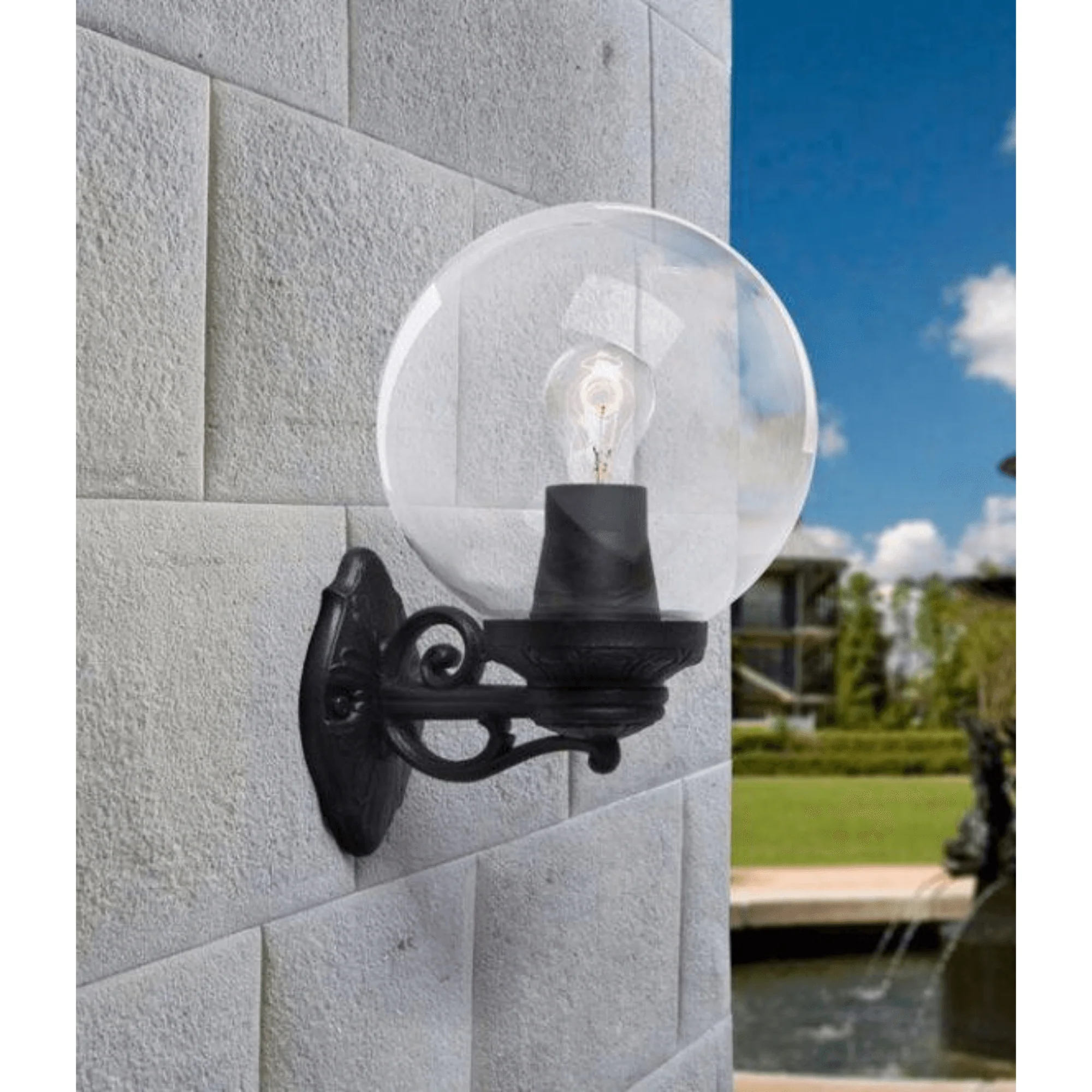 Bisco Globe Outdoor Wall Light - Image 3
