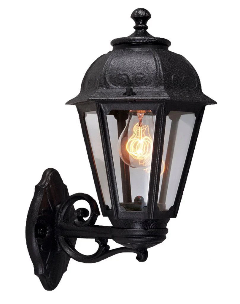 FUMAGALLI BISSO/SABA BLACK CLEAR WALL LIGHT Garden Lights