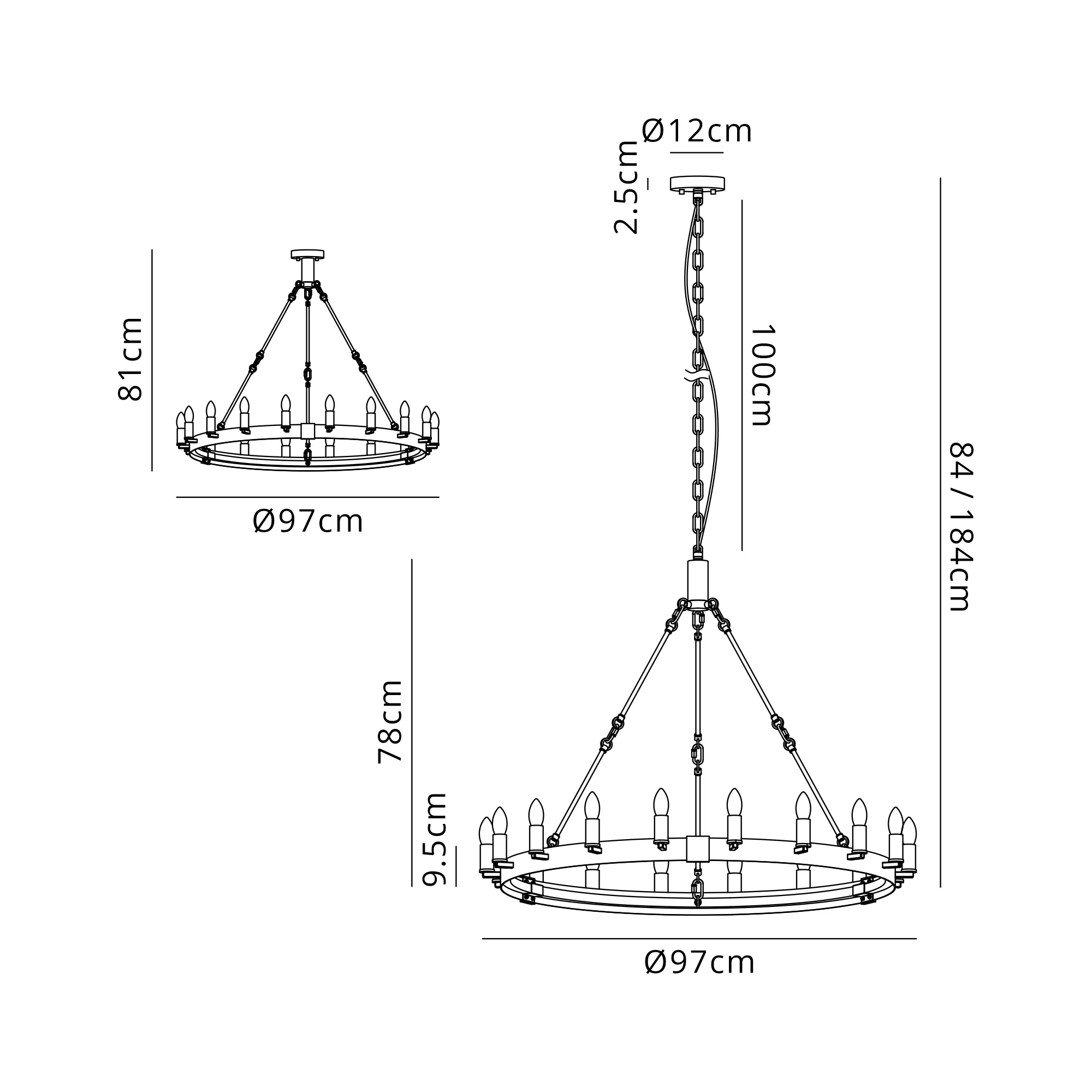 Blare 12/18Lt Ceiling Light - Various Finishes - Image 33