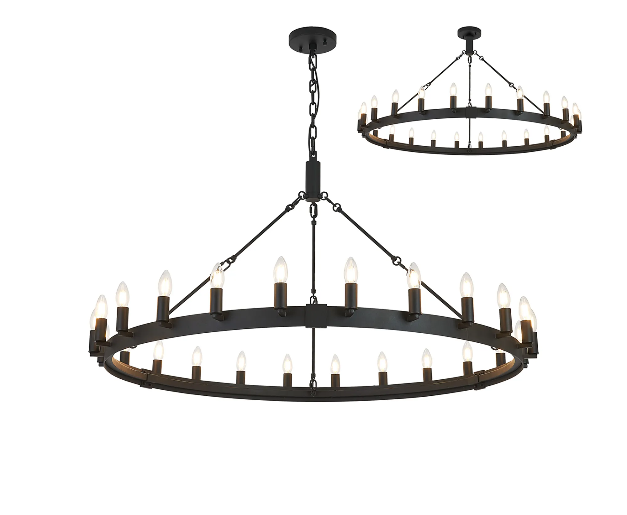 Blare 24Lt/30Lt Chandelier - Various Finishes