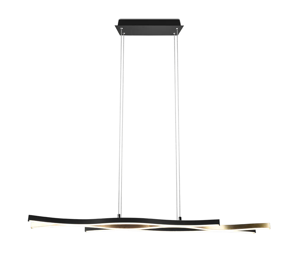 Blaze LED Linear Pendant - Brass/Aluminium - Image 4