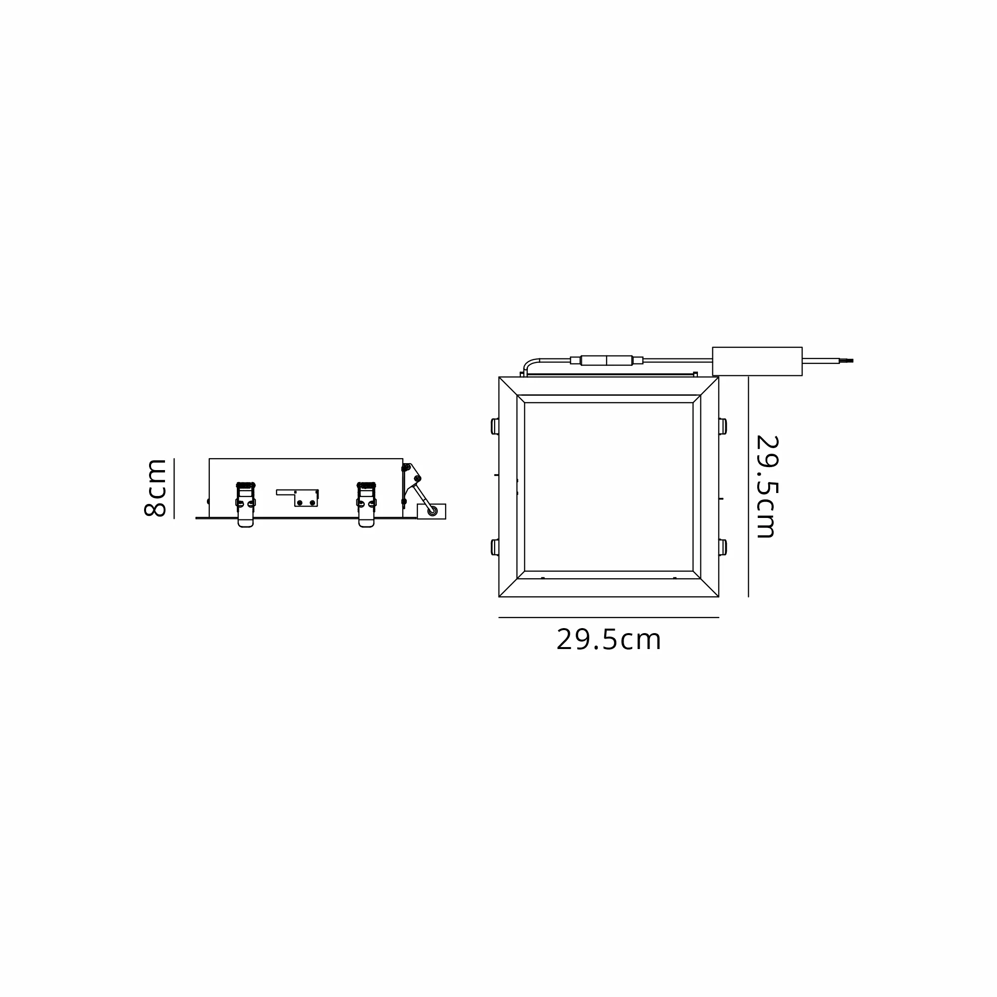 Blue Sky LED Square Recessed Light - Image 6