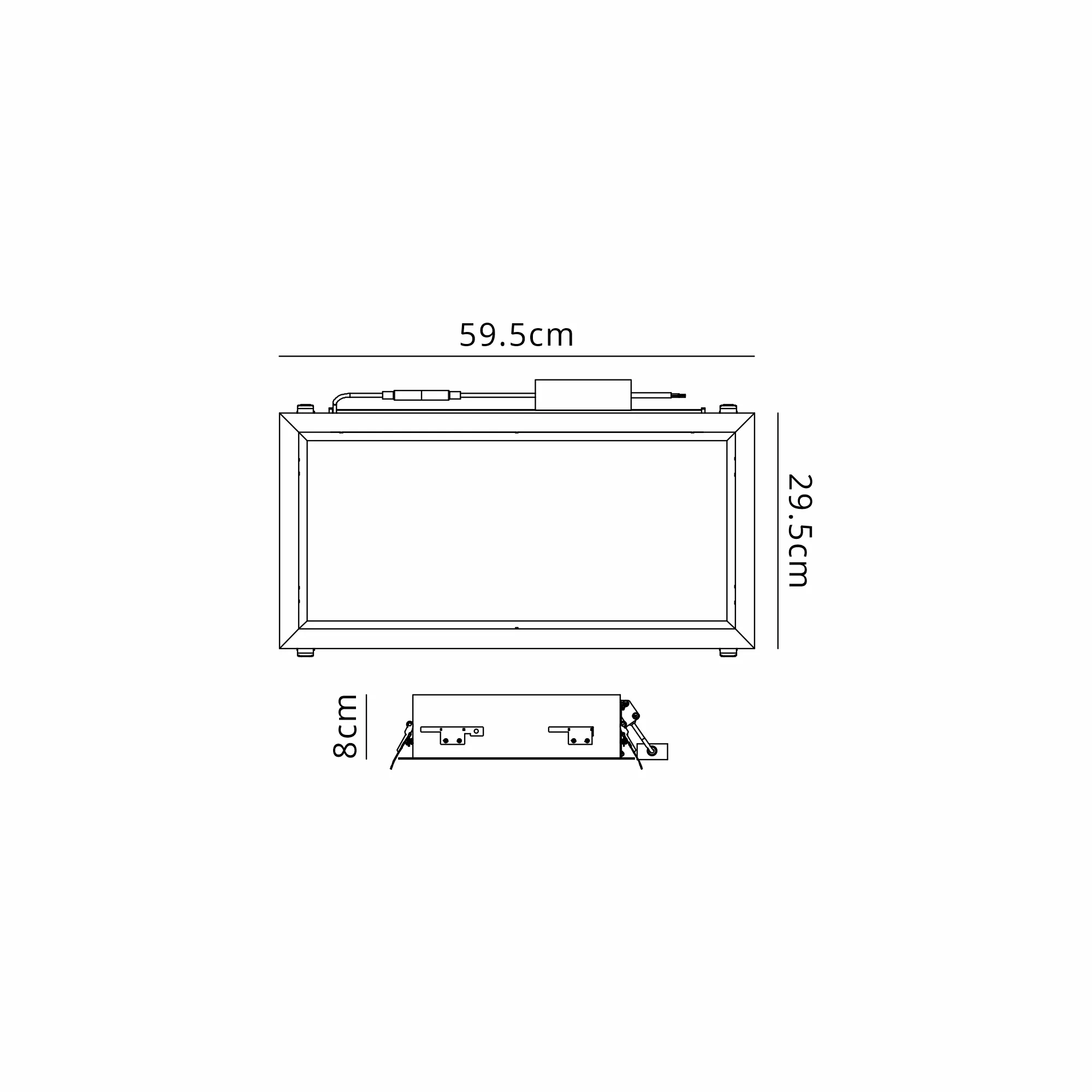 Blue Sky LED Square Recessed Light - Image 8