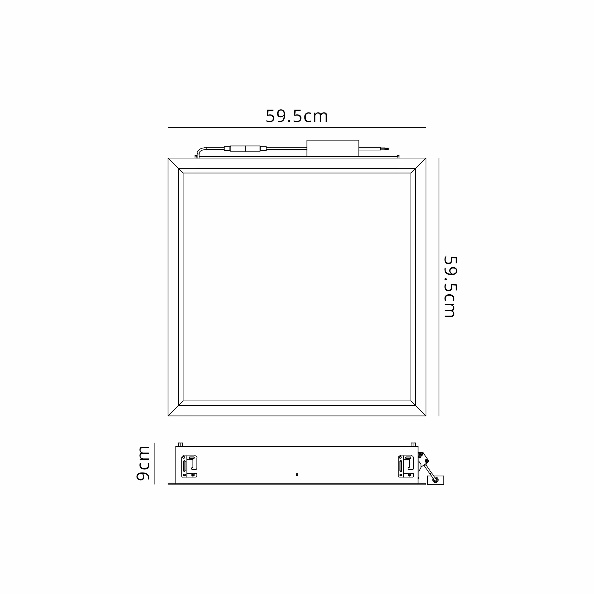 Blue Sky LED Square Recessed Light - Image 9