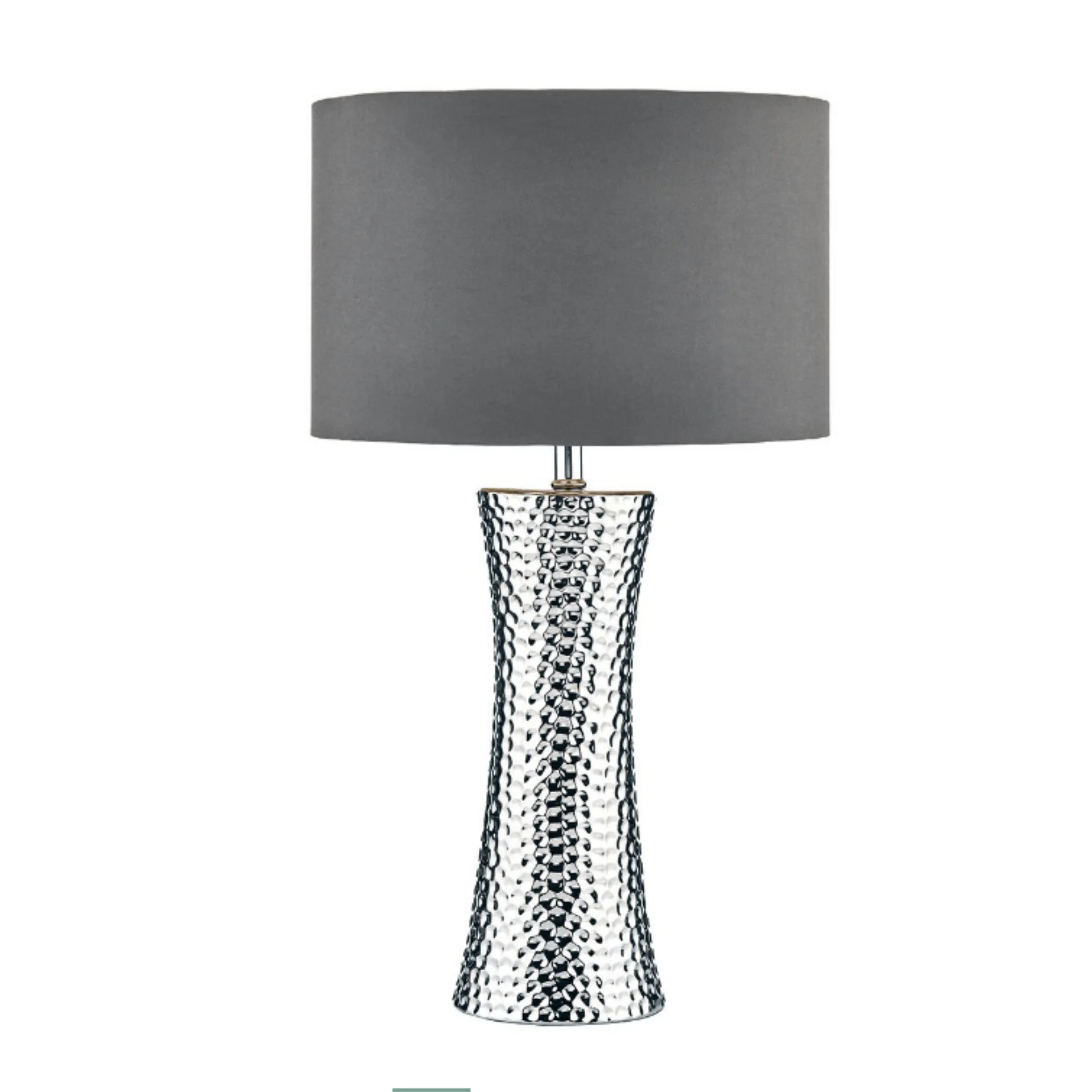 Bokara Table Lamp Silver C/W Shade
