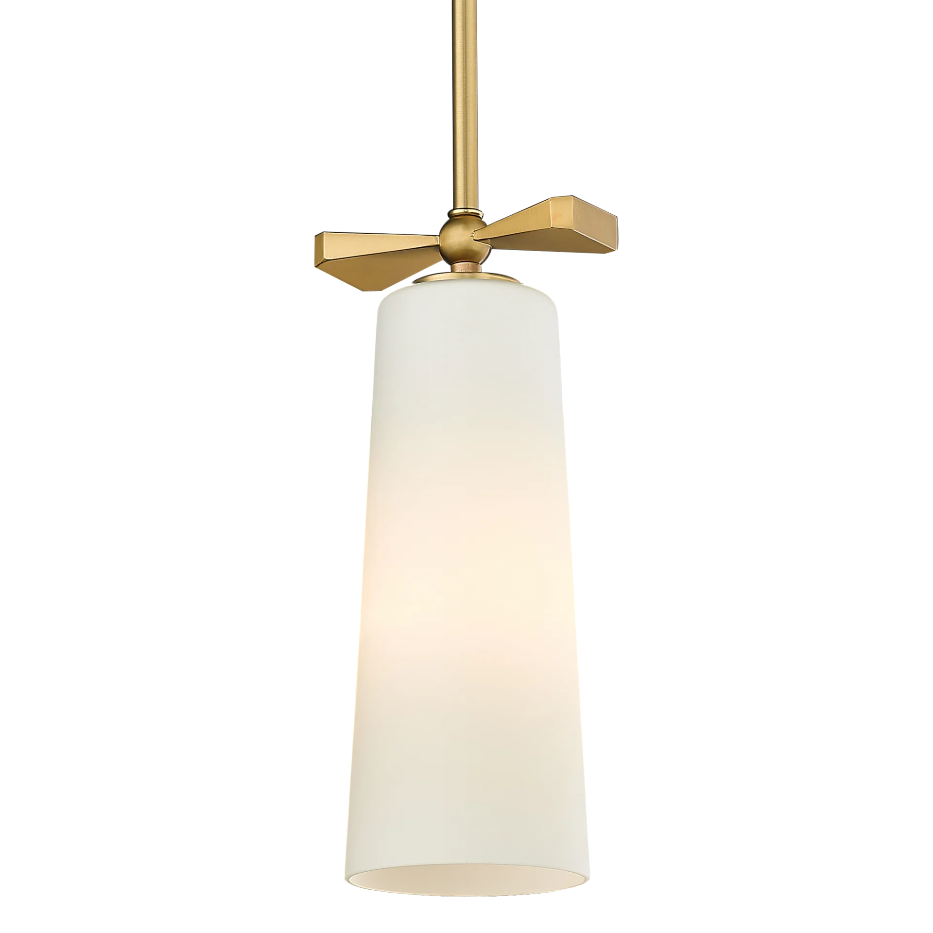 Bow Pendant Lamp  - Brass / Black
