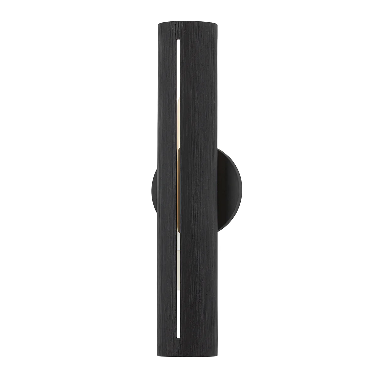 Brandon 2Lt Wall Sconce - White/Black
