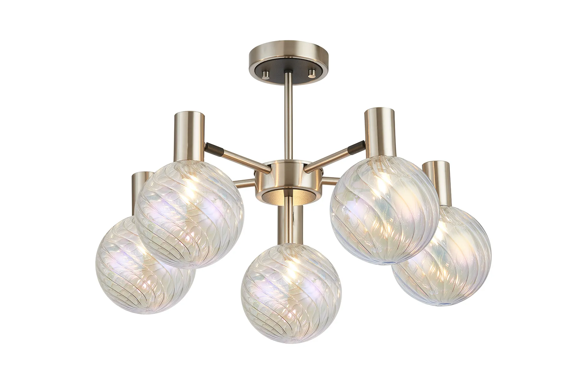 Brantley 3Lt/5 Lt Semi Flush Ceiling Light - Various Finishes