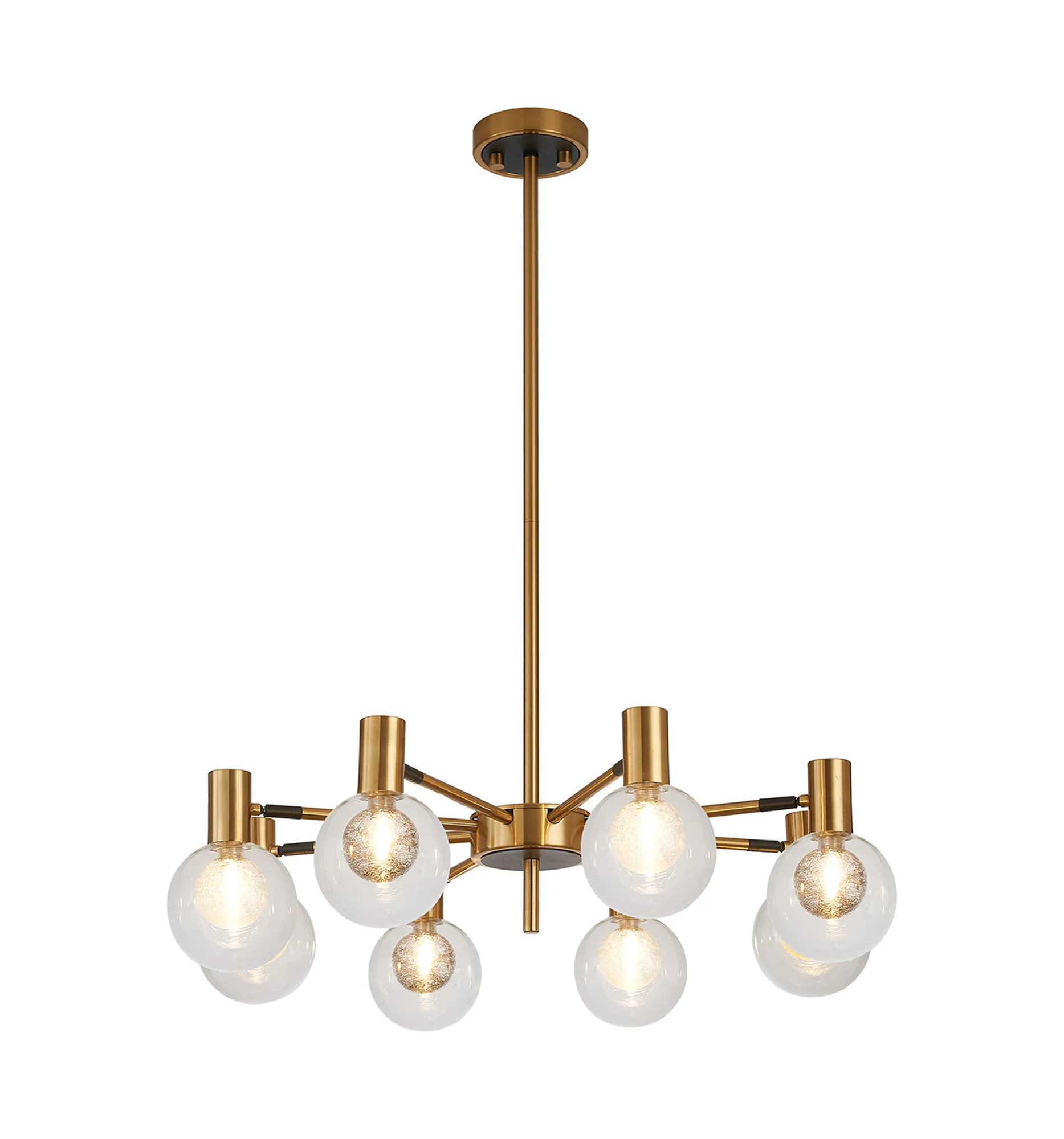 Brantley 8Lt/12Lt  Fixed Pendant/Semi Flush Light Adjustable Arms - Various Finishes - Image 18