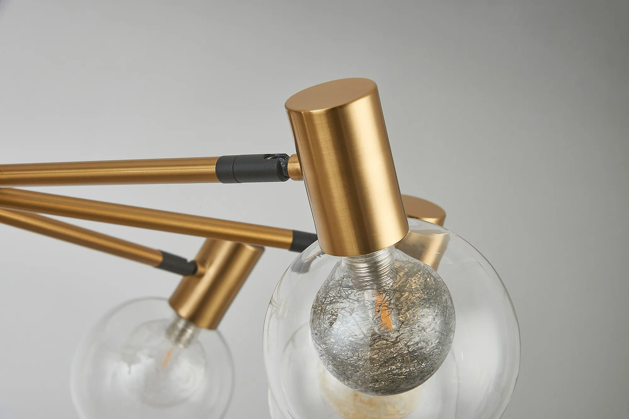 Brantley 8Lt/12Lt  Fixed Pendant/Semi Flush Light Adjustable Arms - Various Finishes - Image 19