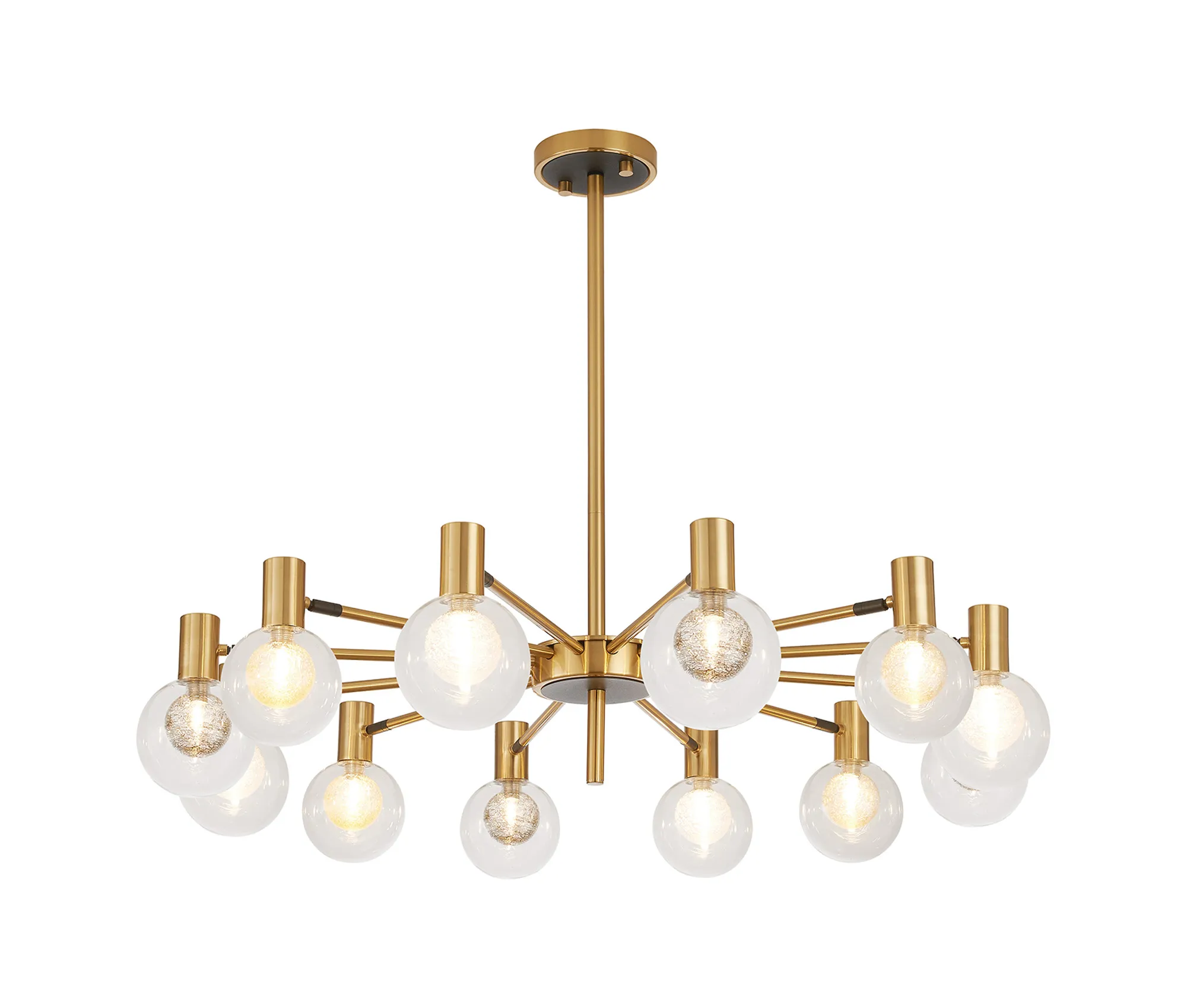 Brantley 8Lt/12Lt  Fixed Pendant/Semi Flush Light Adjustable Arms - Various Finishes - Image 22