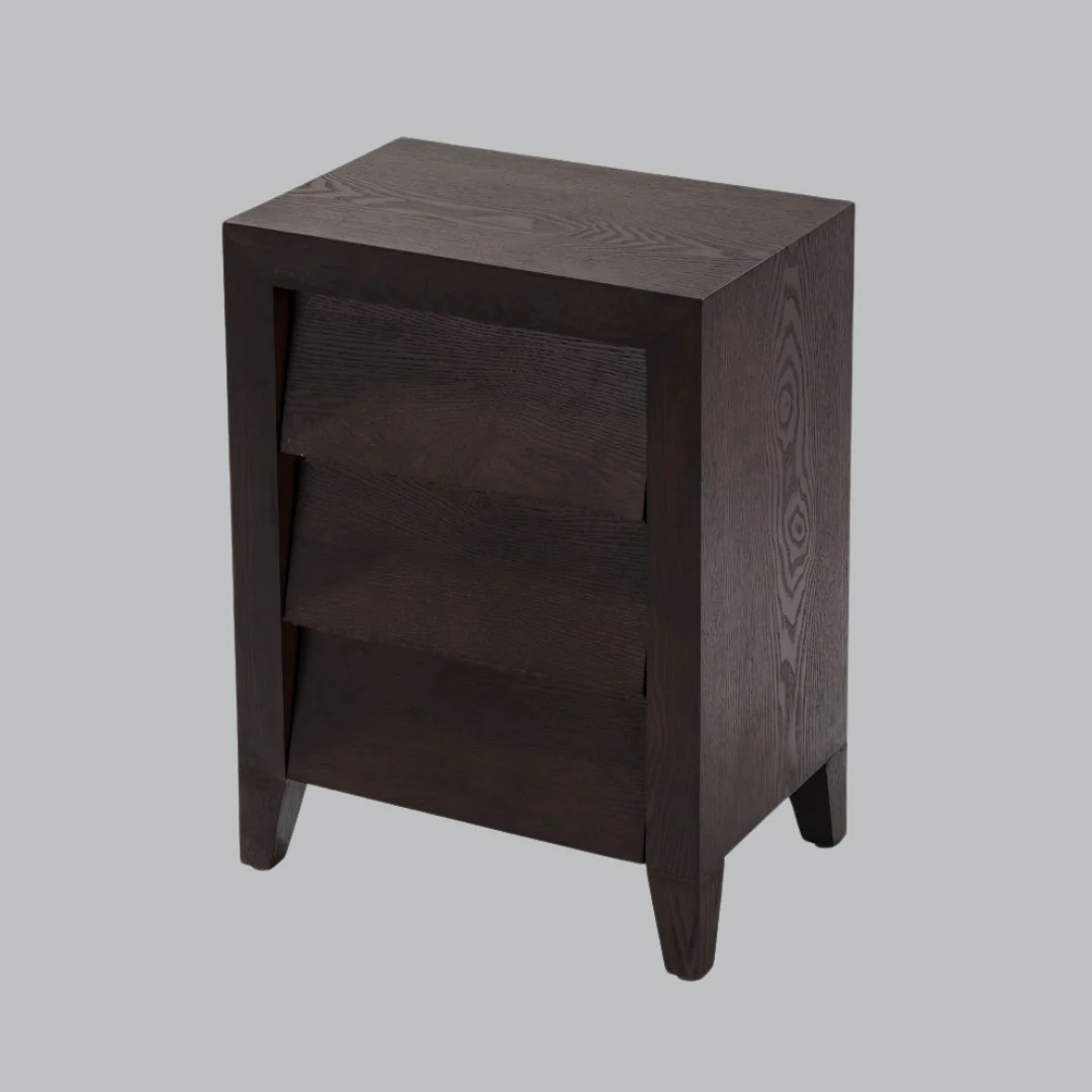 Amato Bedside - Ceramic Grey/Chocolate - Image 2