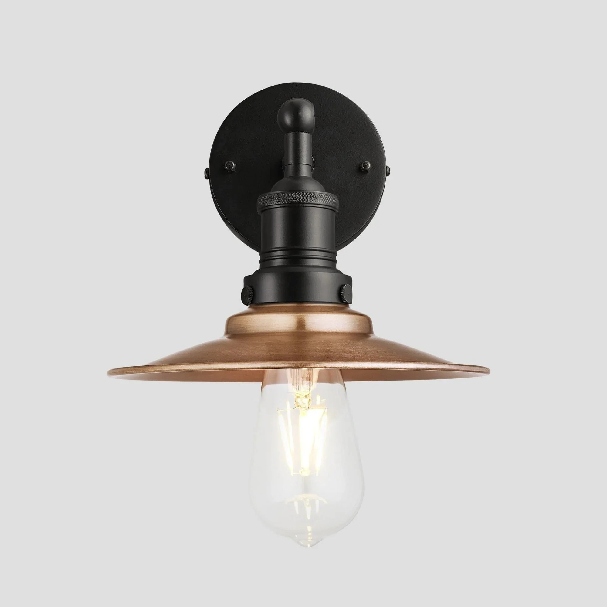 Brooklyn 8" Flat Outdoor Wall Light - Various Finishes - Image 13
