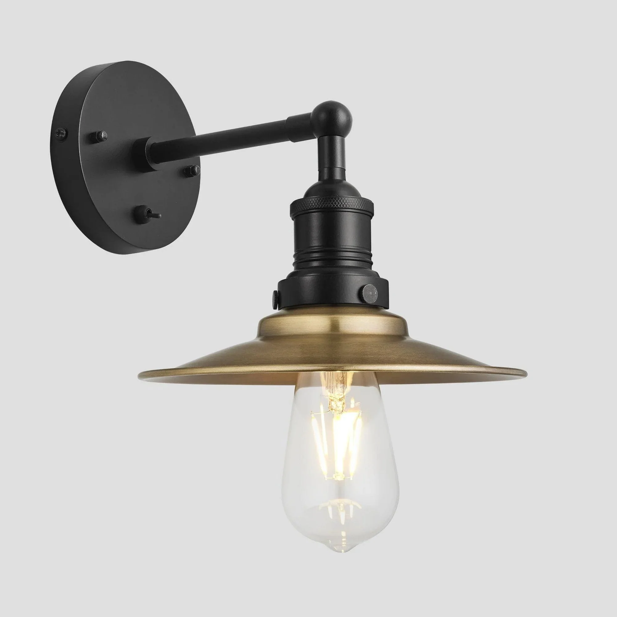 Brooklyn 8" Flat Outdoor Wall Light - Various Finishes - Image 5